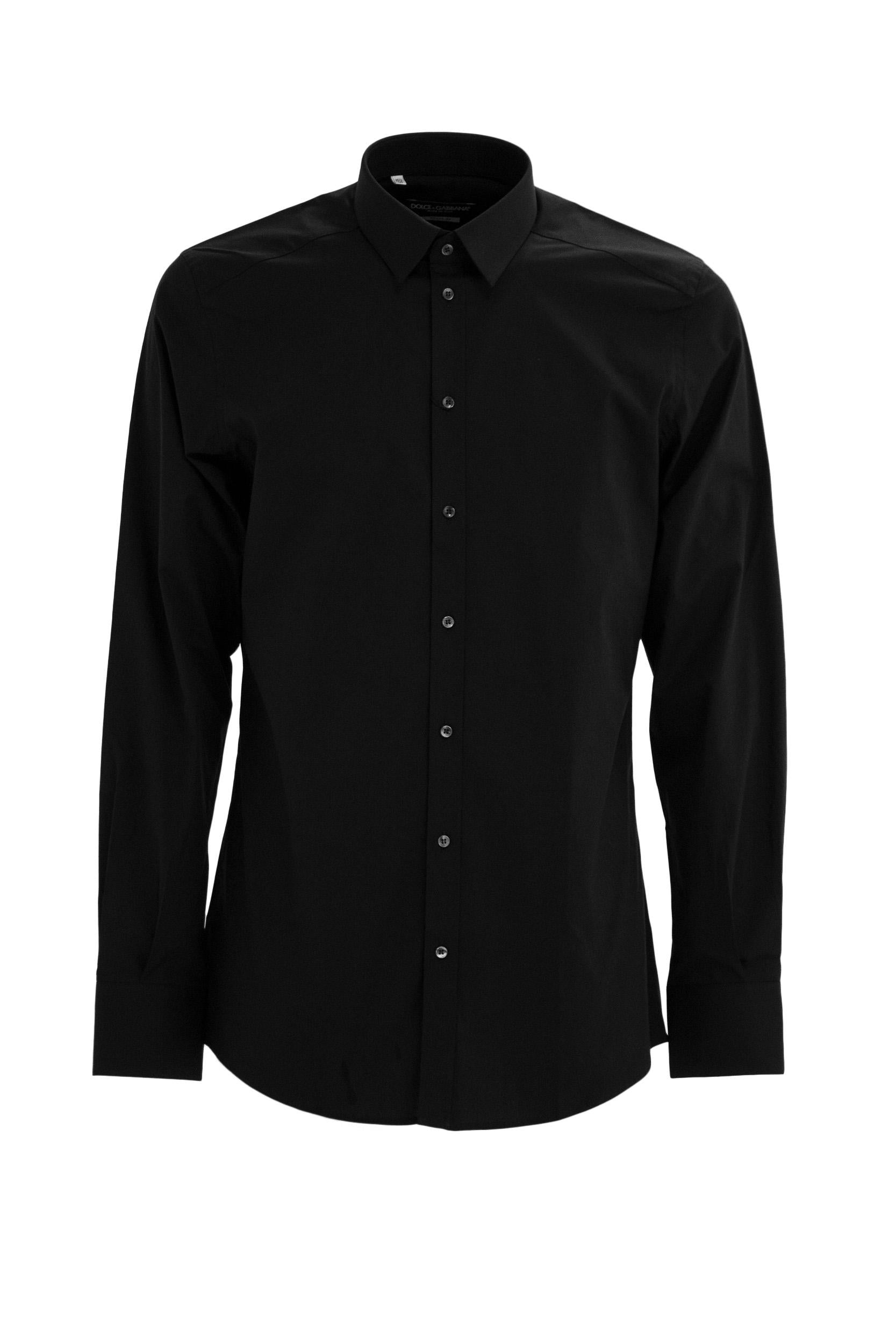 Camicia in Popeline<BR/> G5EJ0T FUEEE N0000 DOLCE & GABBANA 