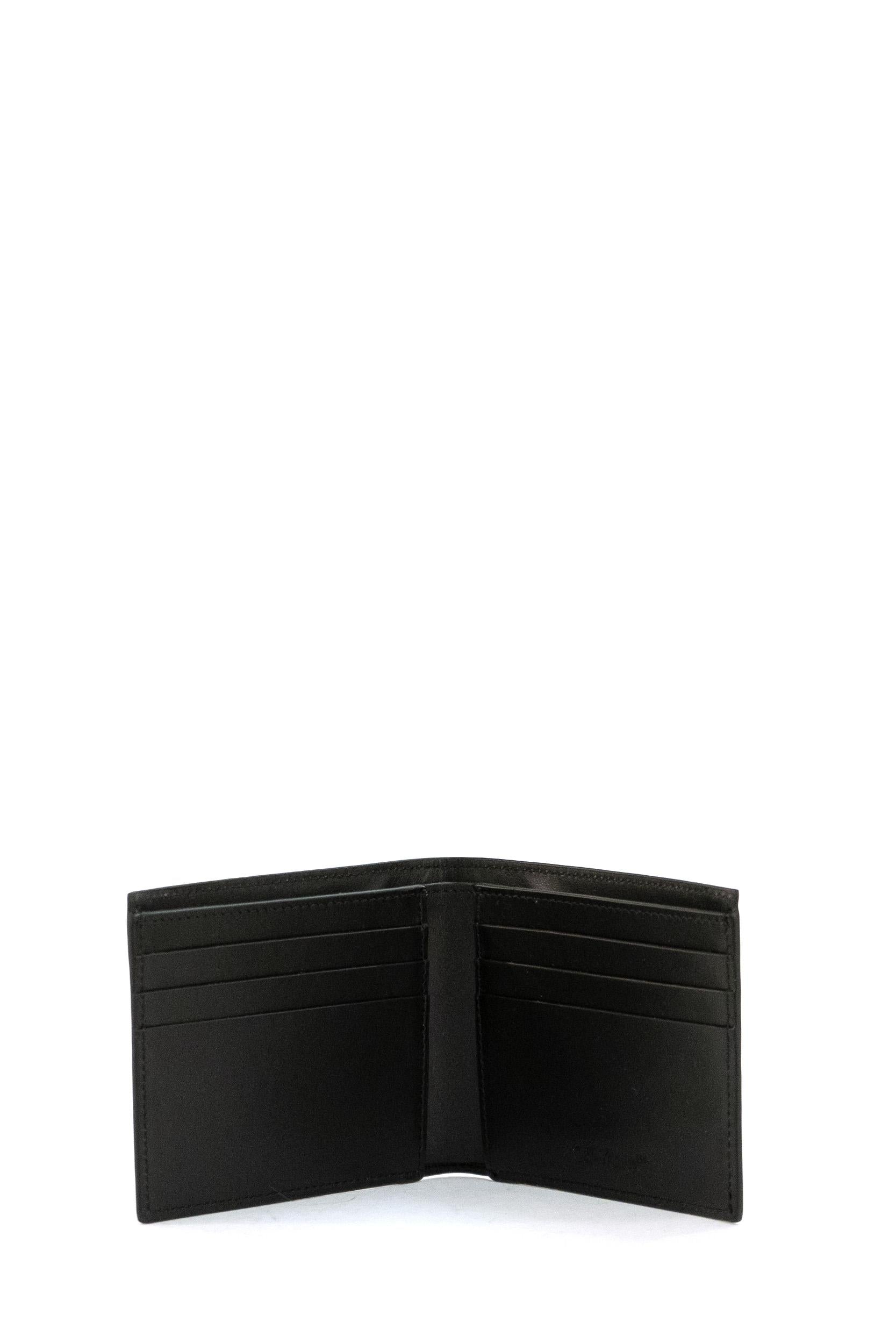 Portafoglio Arrow Reflective di colore nero<BR/> OMNC09CF25LEA001 1080 OFF WHITE 
