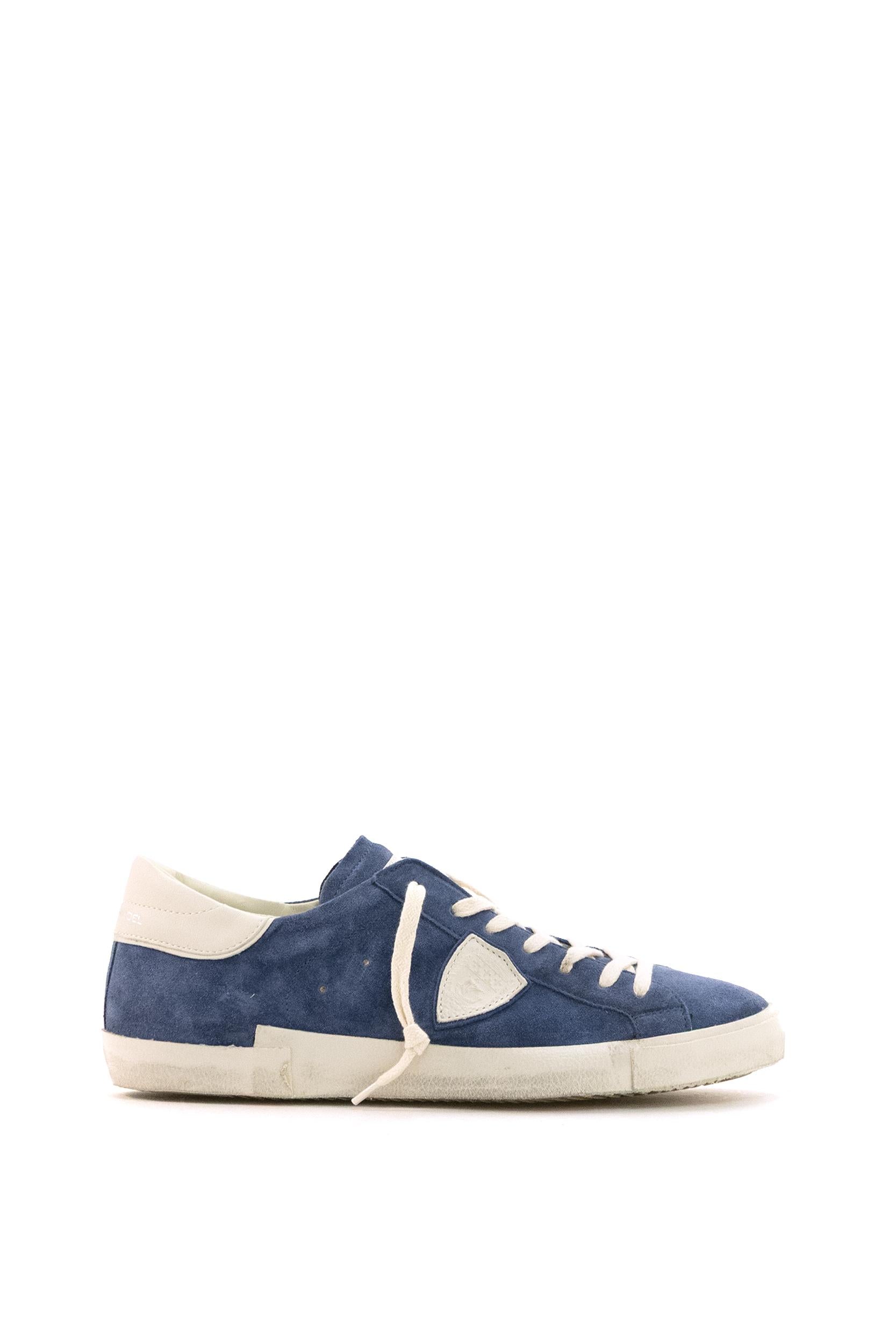 Sneaker Bassa Prsx in Suede<BR/> PRLU XS12 PHILIPPE MODEL 