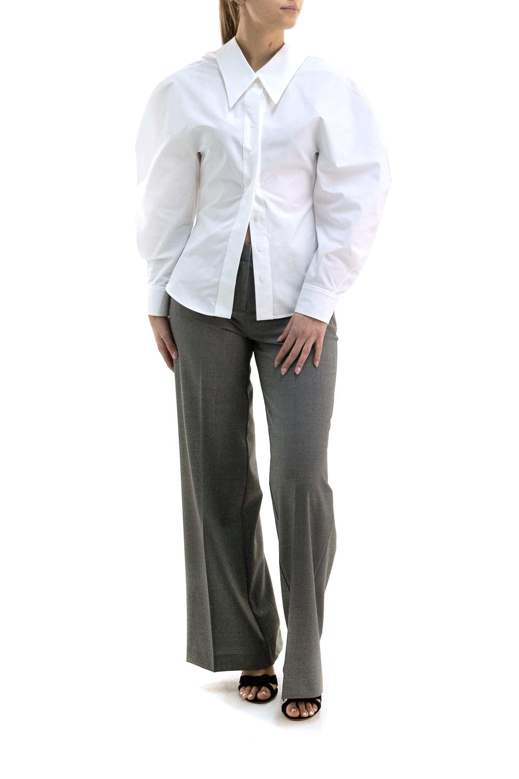 Camicia Cut-Out in Popeline<BR/> BW61K21642 100 GIVENCHY 