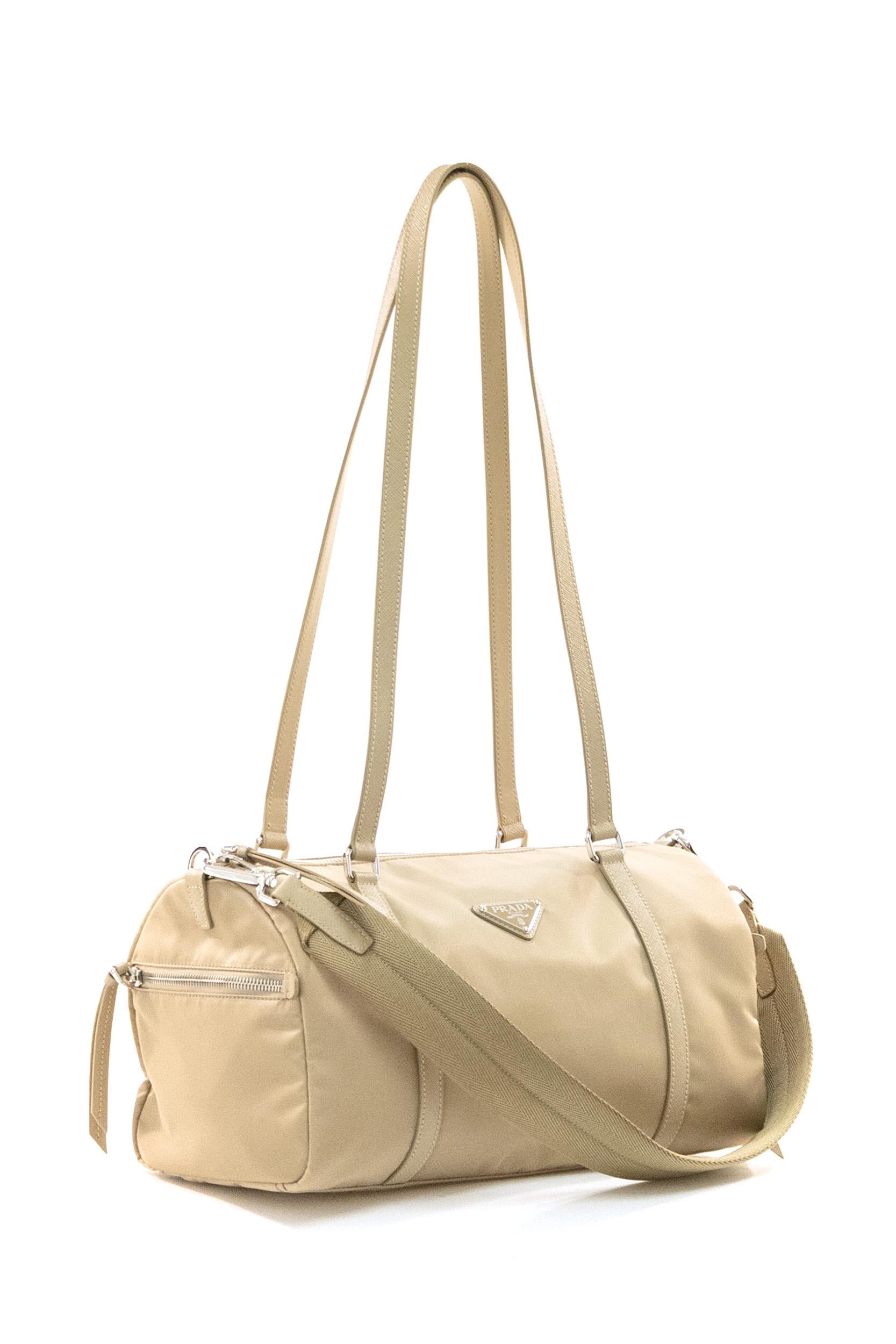 Bauletto Large in Re-Nylon e Saffiano<BR/> 1BB154 V MOM R064 F0Y8C PRADA 
