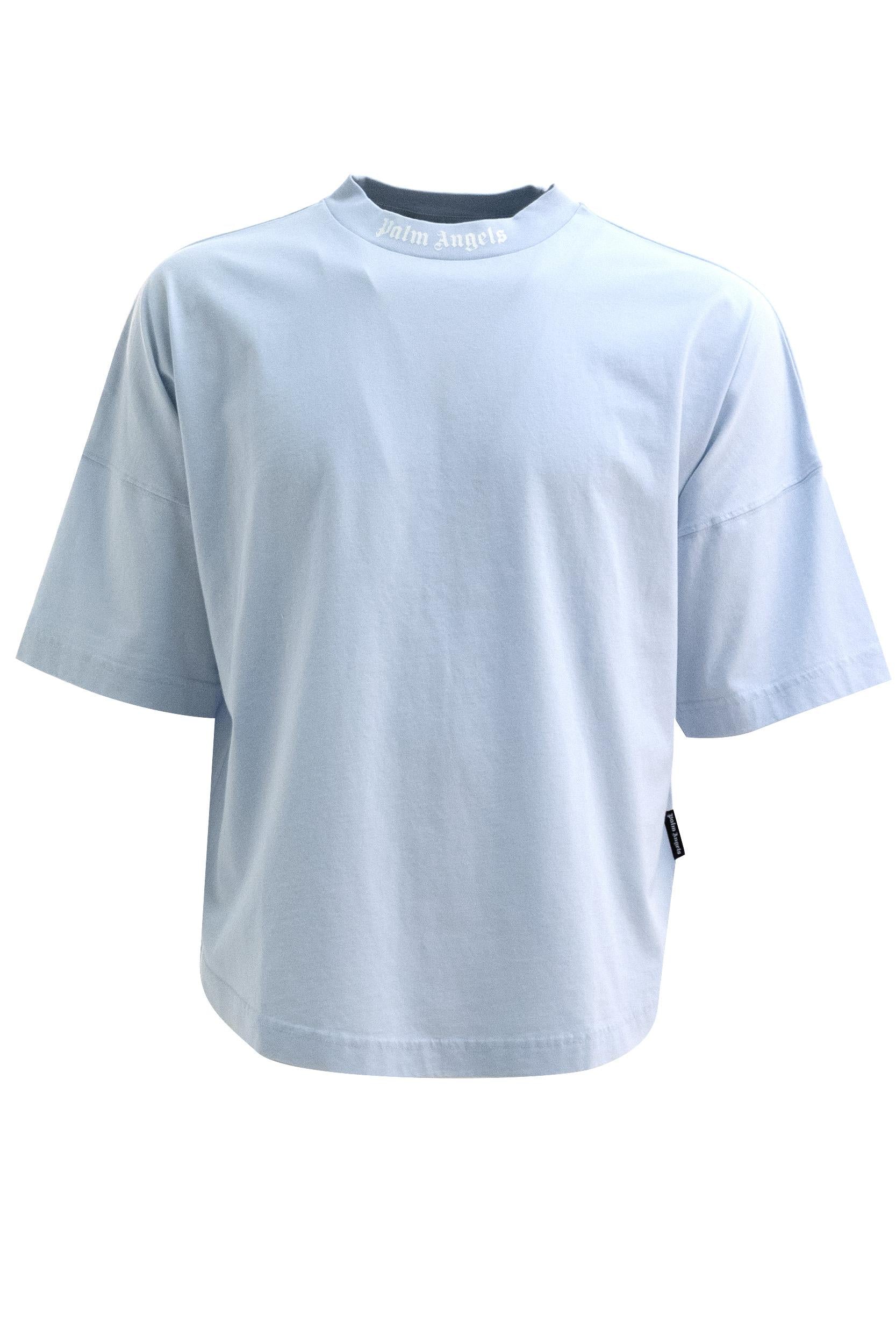 T-shirt Classic Logo in Cotone<BR/> PMAA10BS26JER001 4103 PALM ANGELS 