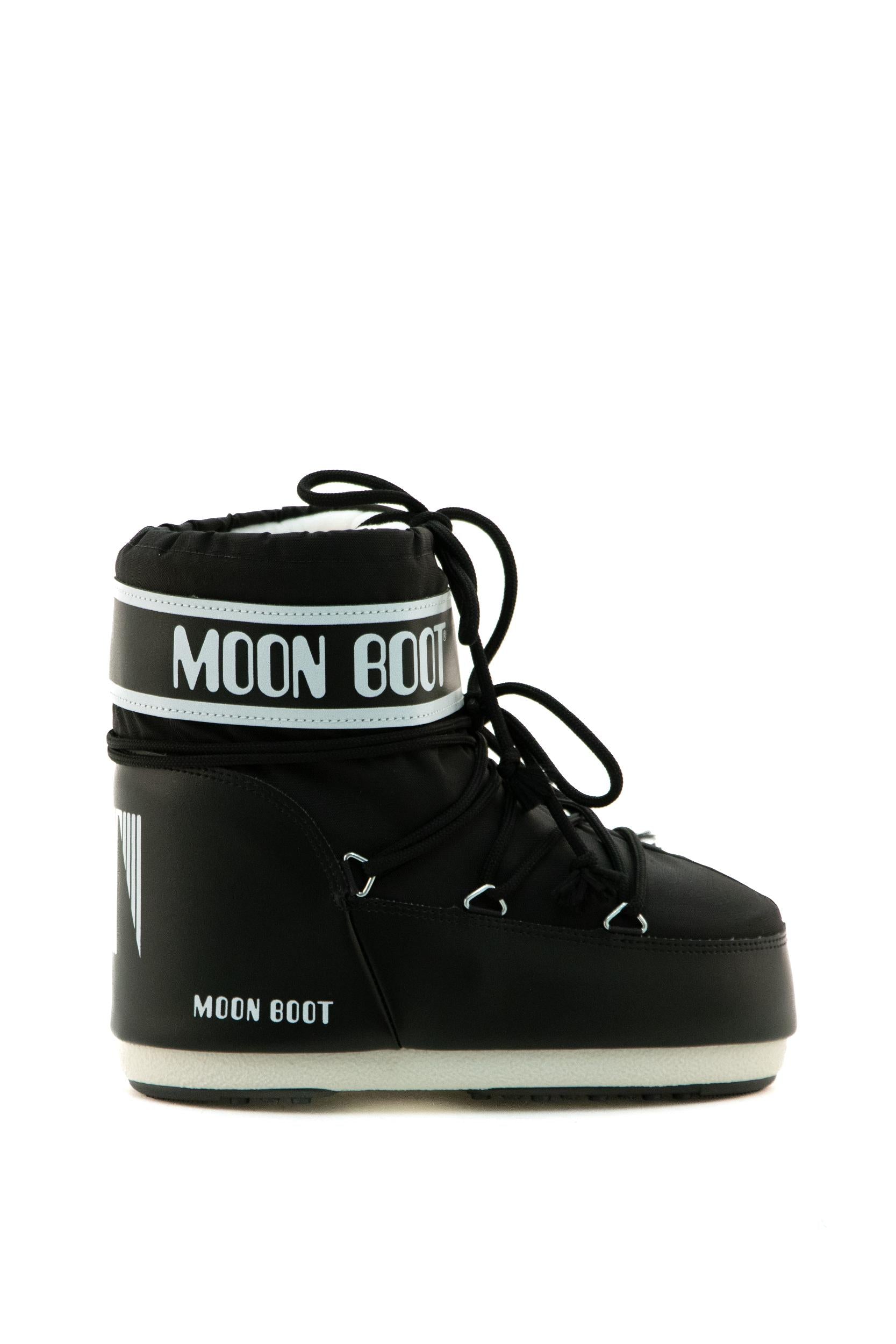 Stivaletto da neve ecopelle color nero 80D1409340 N001 MOON BOOT 