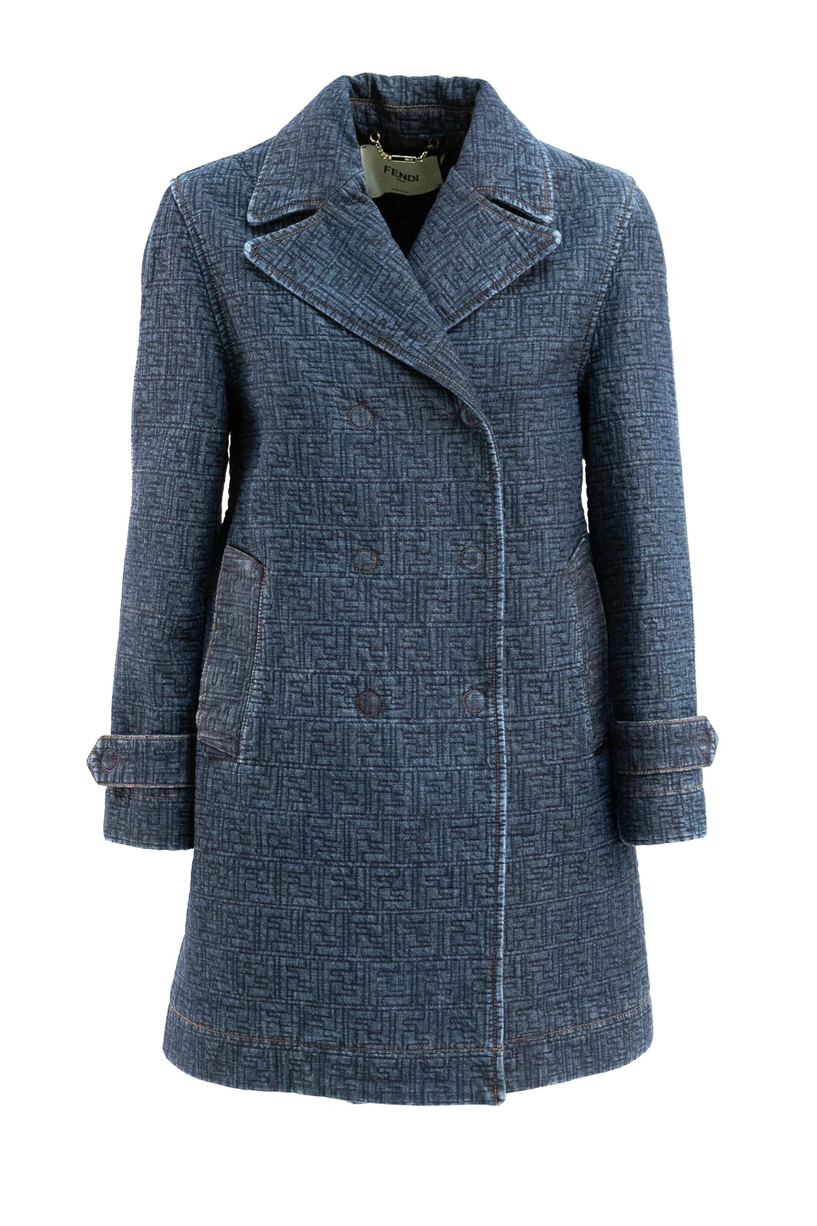 Giacca in Denim FF<BR/> FLF842 AW82 F1UKI FENDI 