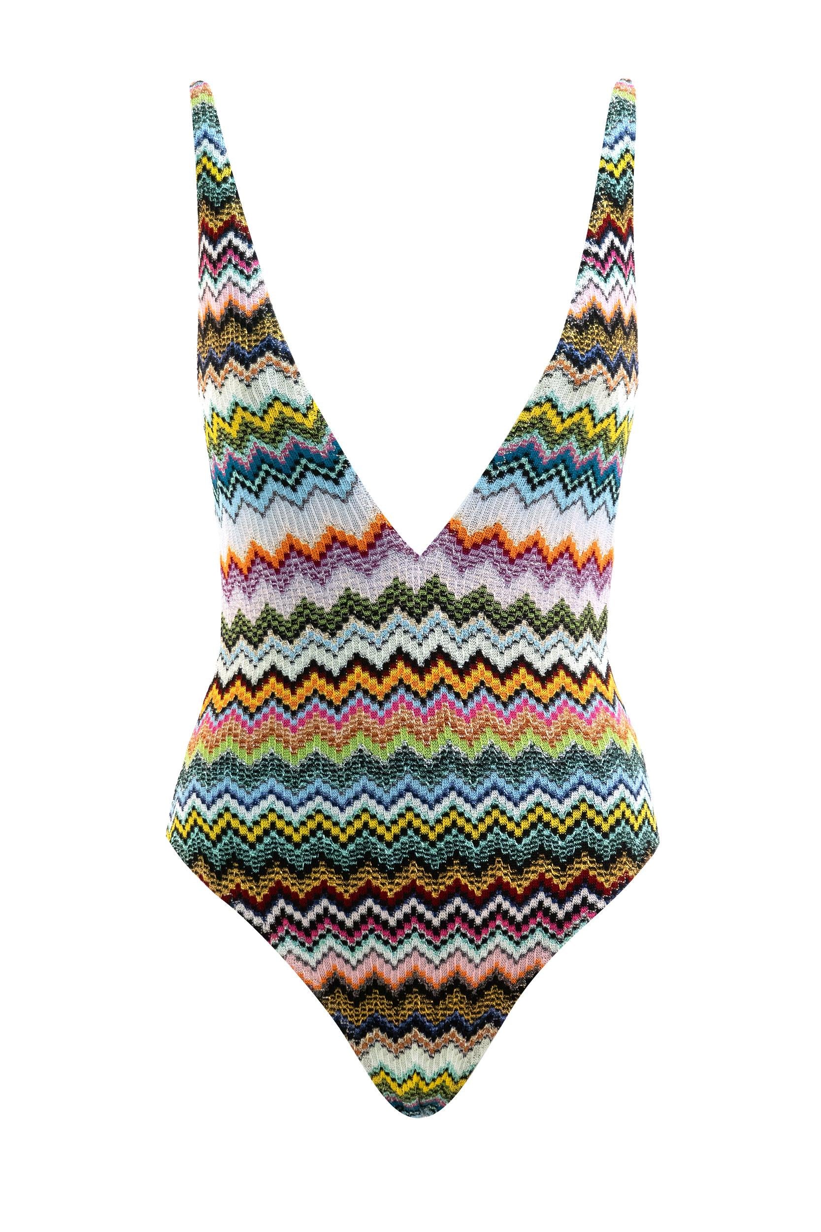 Costume Intero in Viscosa Lamé<BR/> MC22SP03-BR014F SM9YJ MISSONI 