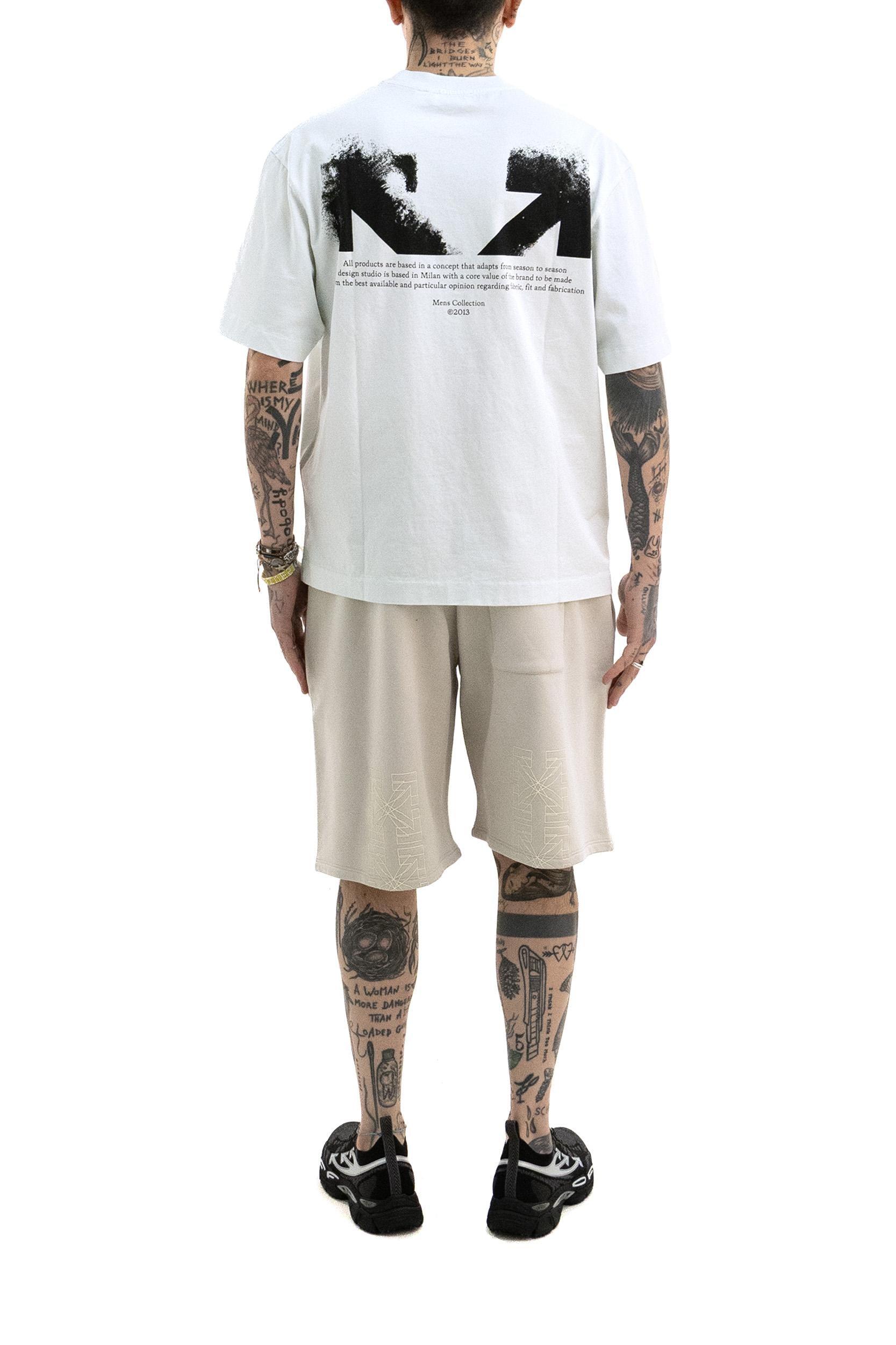 Shorts in Felpa in Cotone<BR/> 44MCI013S26F004270 PUMICE STONE OFF WHITE 