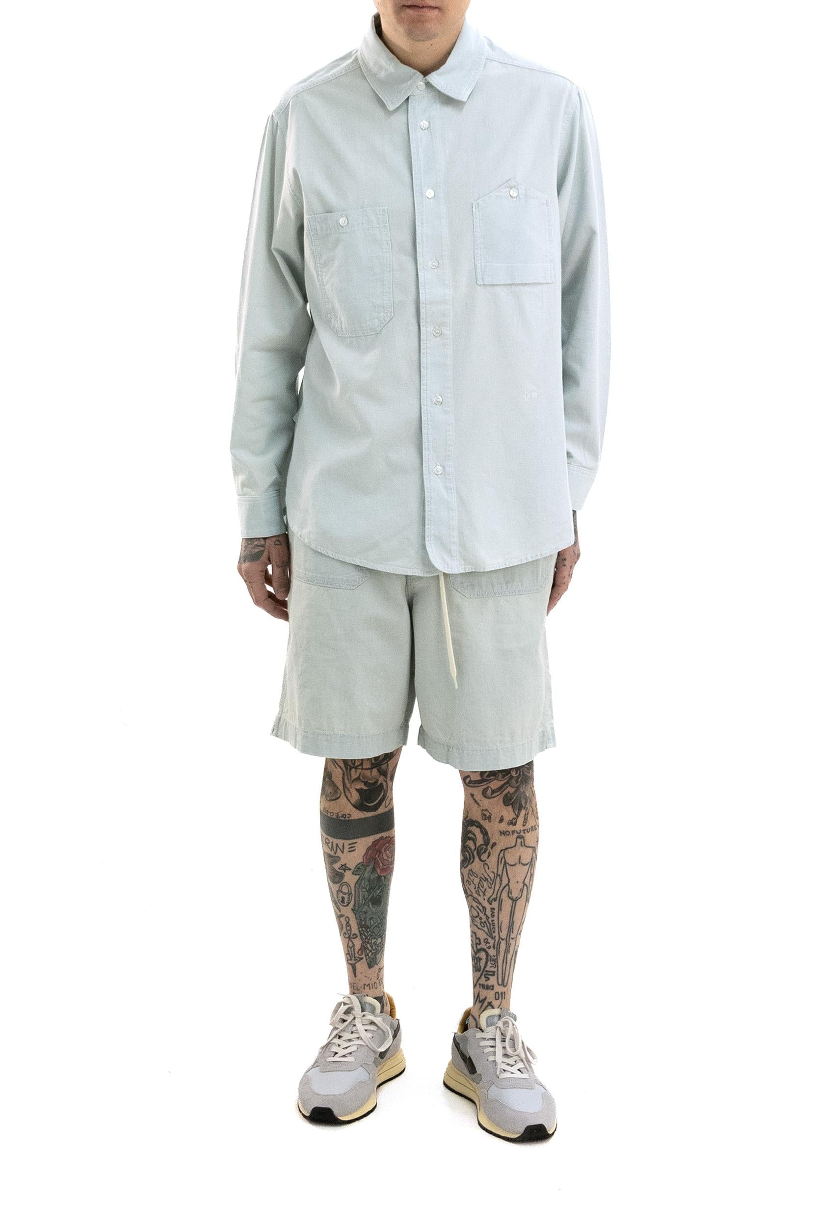 Shorts in Denim di Cotone<BR/> FG55DS3416F4 DY KENZO 