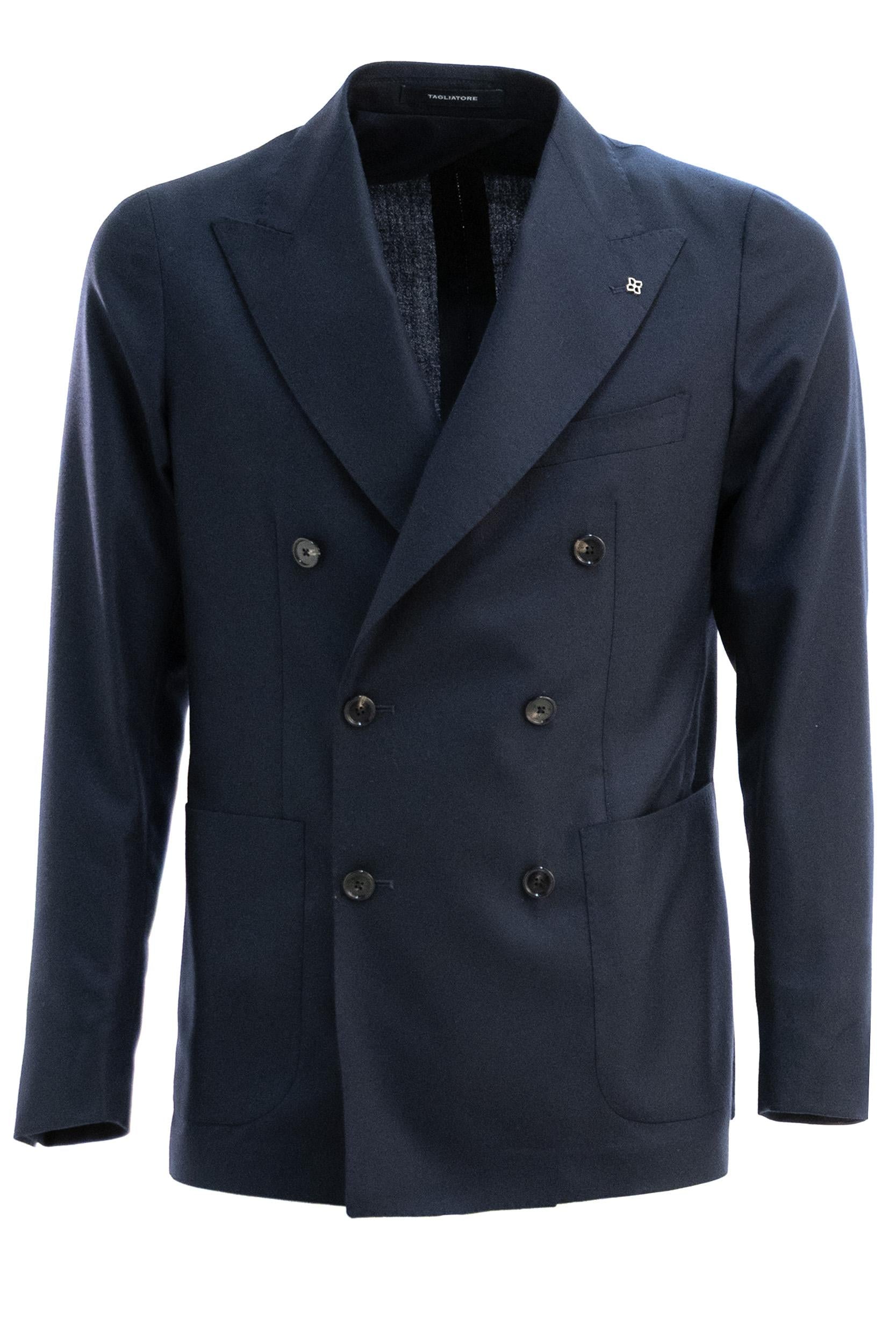 Giacca Doppiopetto in Cashmere<BR/> 1SMC20K-PE 440029 B3218 TAGLIATORE 