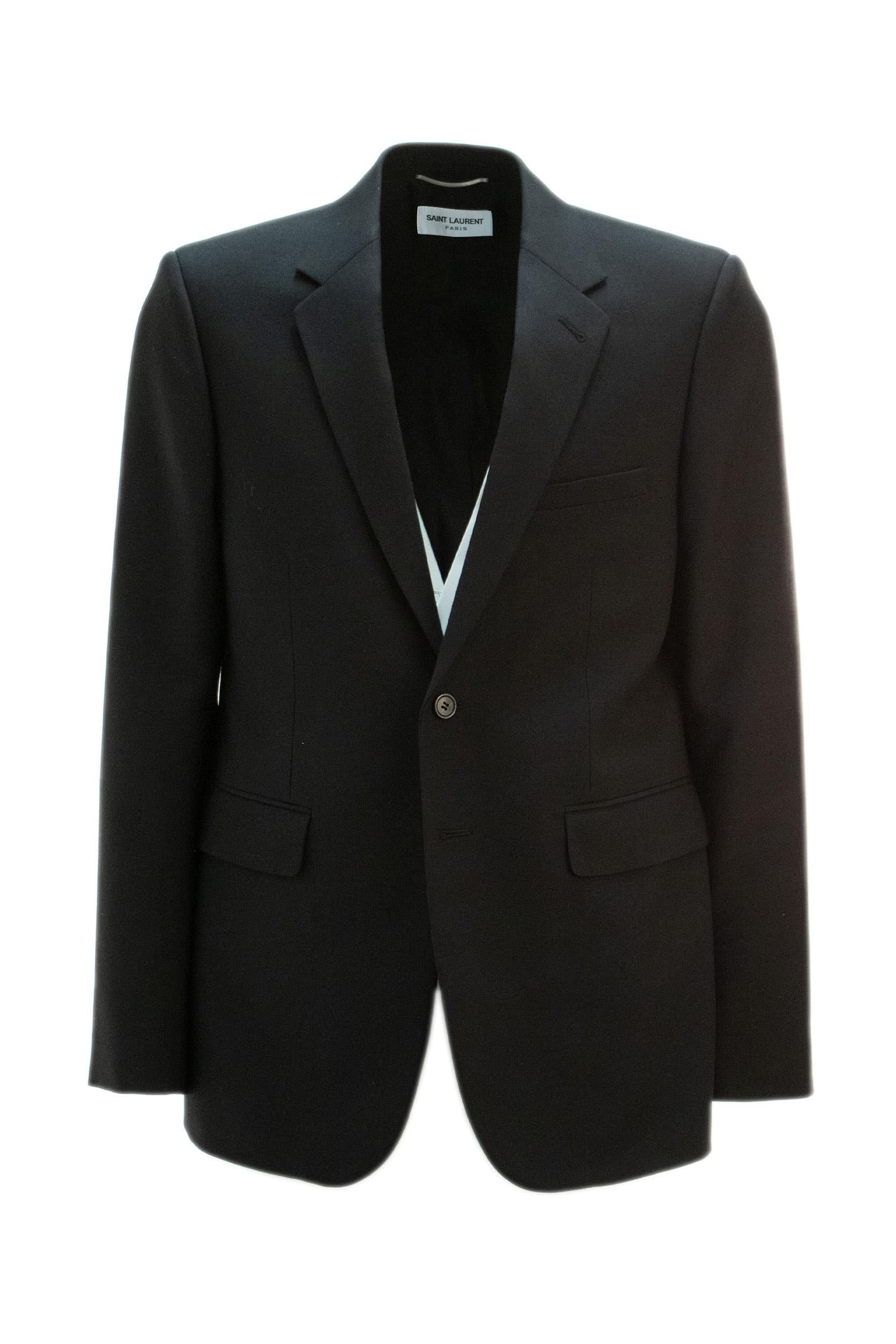 Saint Laurent 505326 Y404W1000 Giacca Lunga<BR/> 505326 Y404W 1000 SAINT LAURENT 