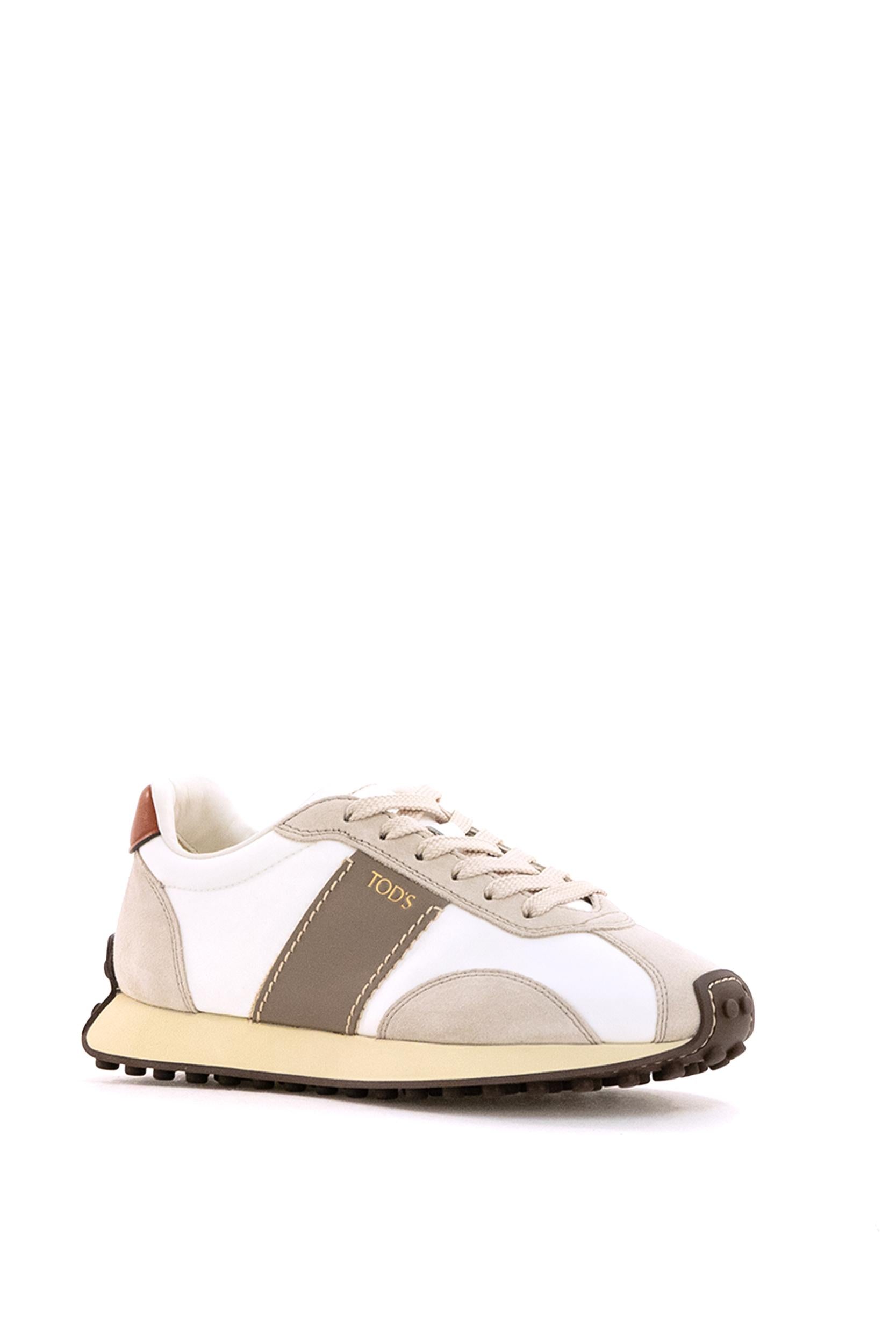 Sneaker T Vintage bianco e beige<BR/><BR/> XXW26L0IO30TNK 0EY1 TOD'S 
