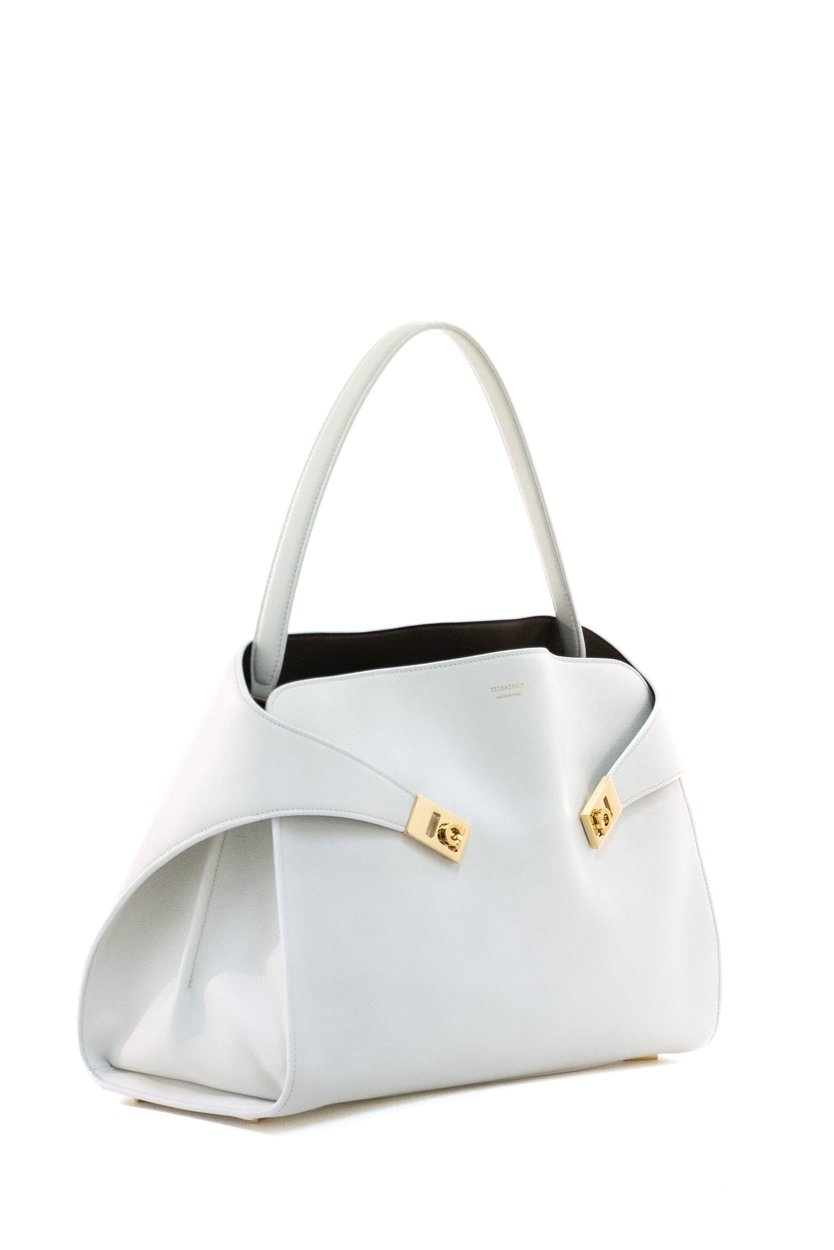 FERRAGAMO 219939 0782634WHITE/CONCRETE