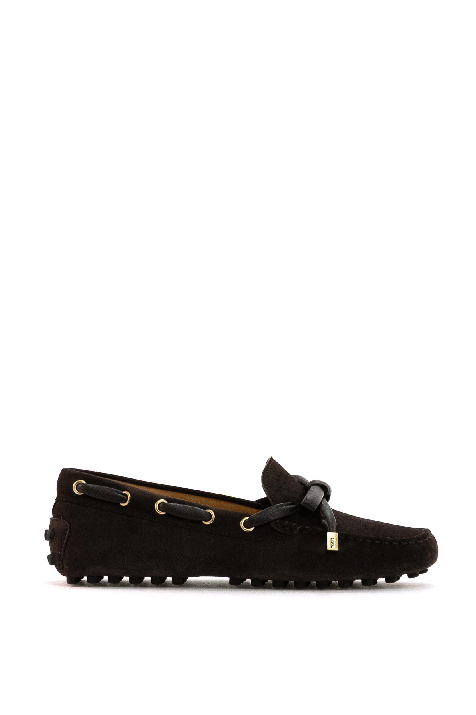 Mocassino Gommino in Pelle Scamosciata<BR/> XXW22L0KB00HR0 S808 TOD'S 