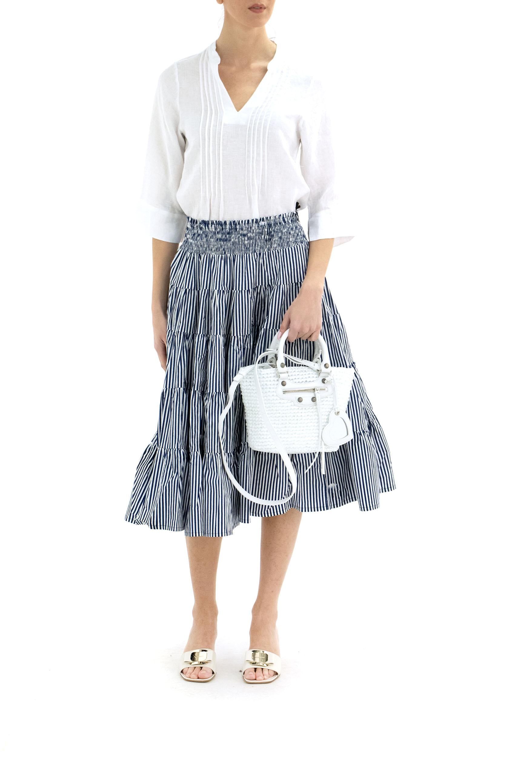 Gonna <BR/> BLAKE SKIRT INDIGO S-SUNG 