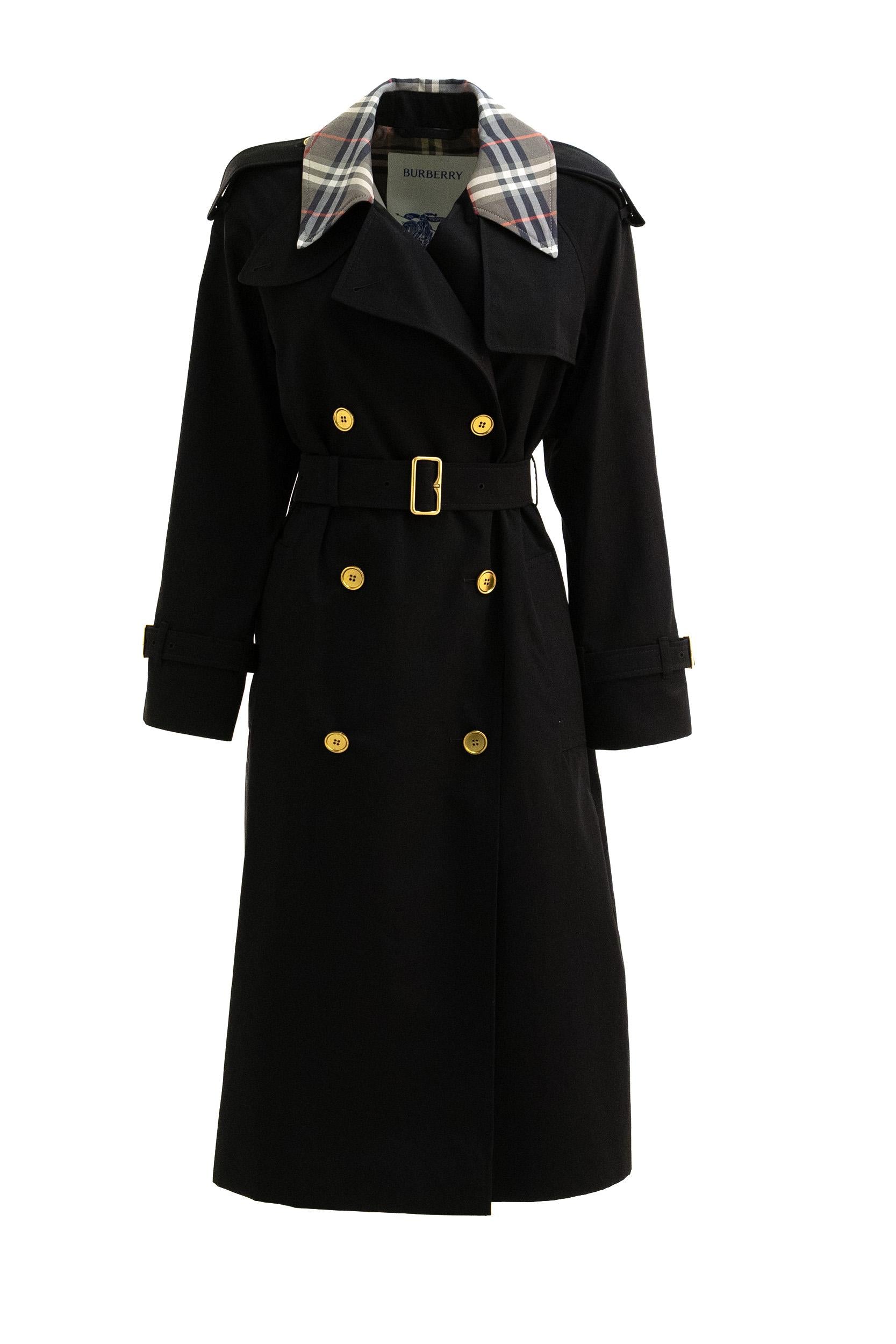 Trench Castleford<BR/> 8113633 BLACK BURBERRY 