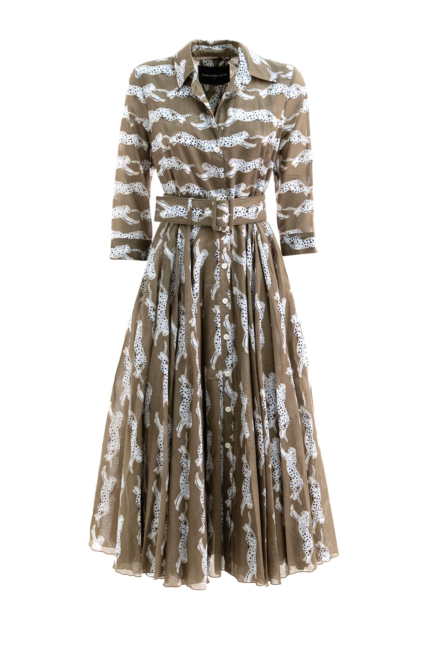Abito<BR/> ASTER DRESS/TIGER KHAKI S-SUNG 