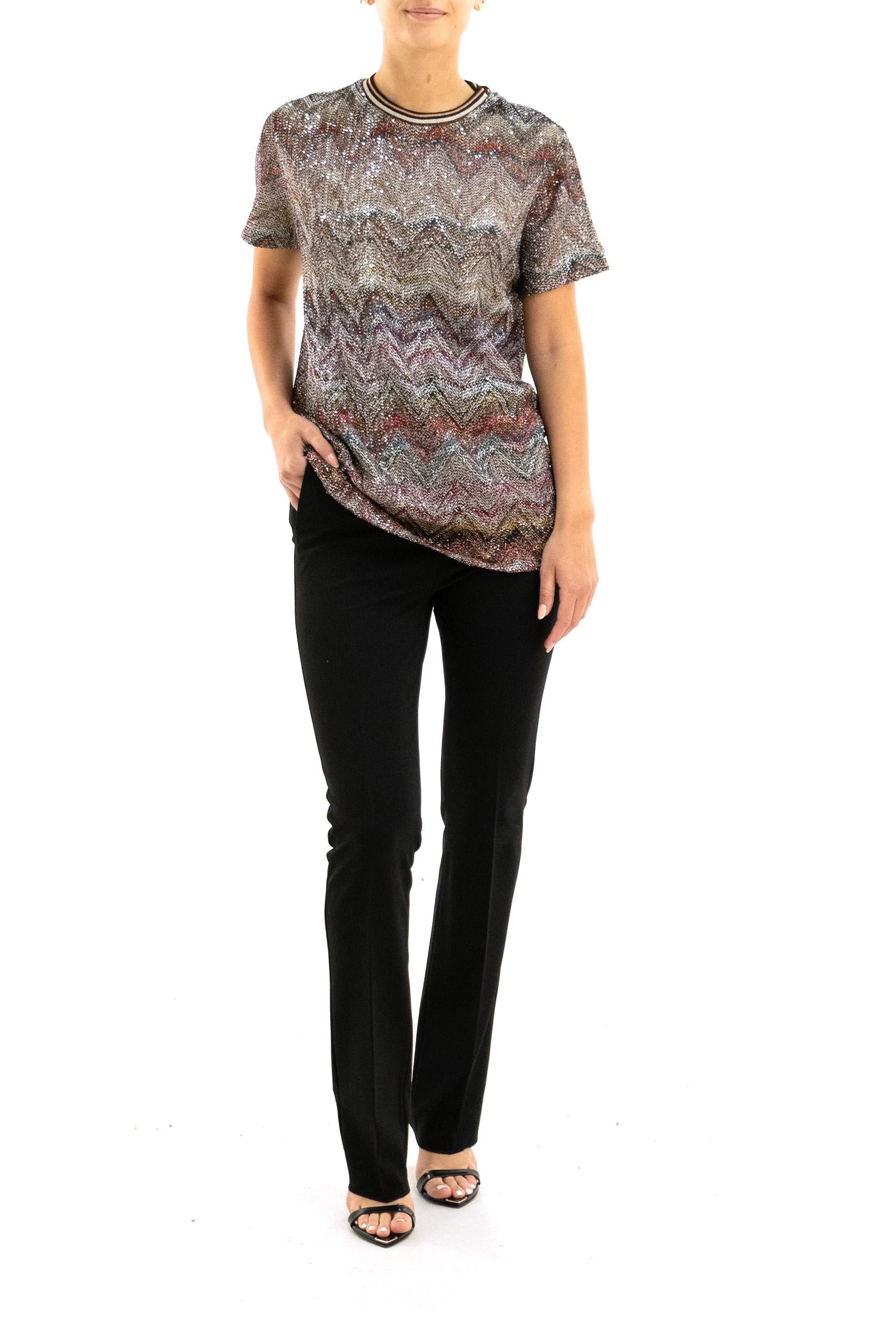 T-shirt<BR/> DS25WL04-BC005G S01HU MISSONI 