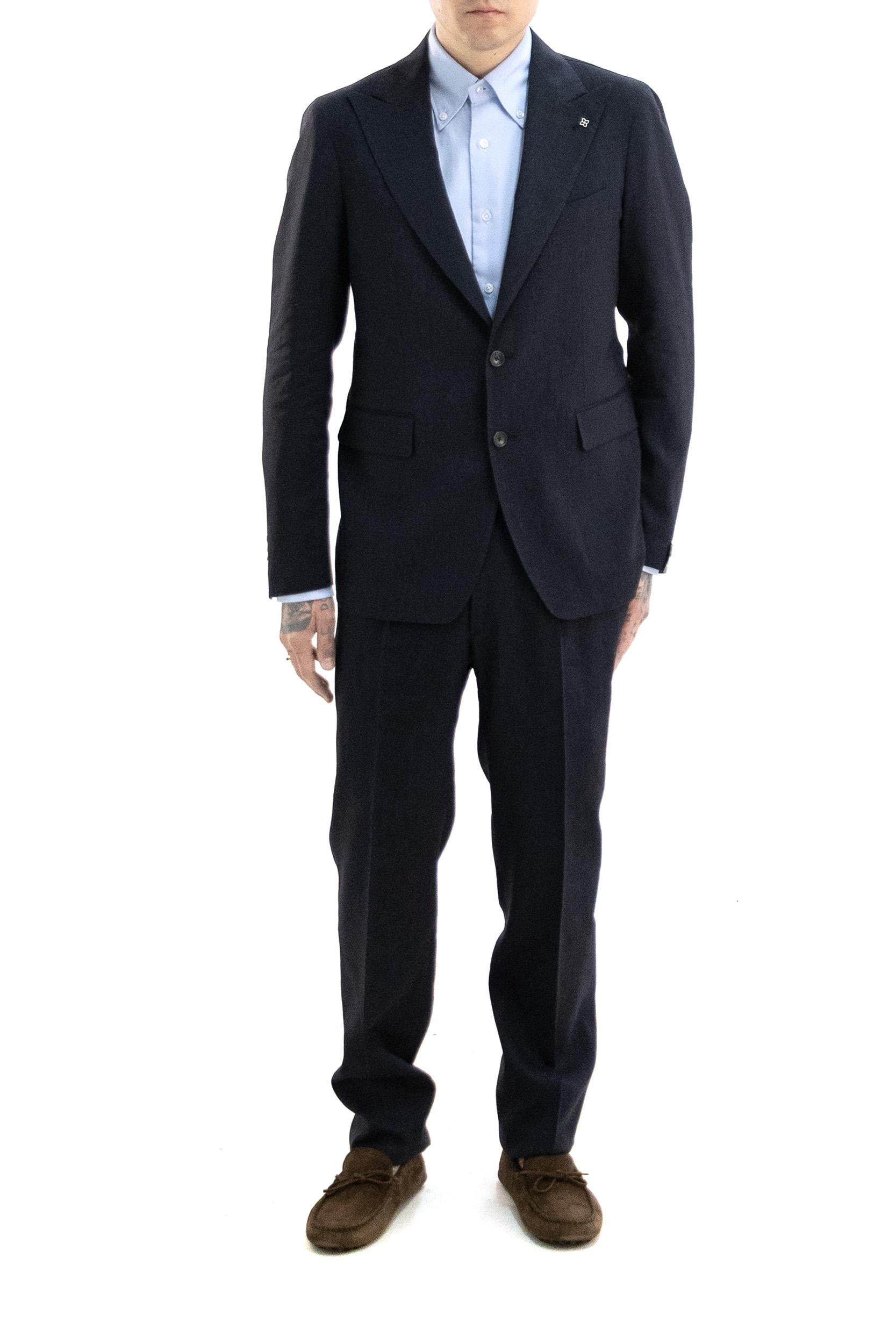 Abito in Lino, Lana e Mohair<BR/> 2SVS26B11 PE 080016 B3051 TAGLIATORE 