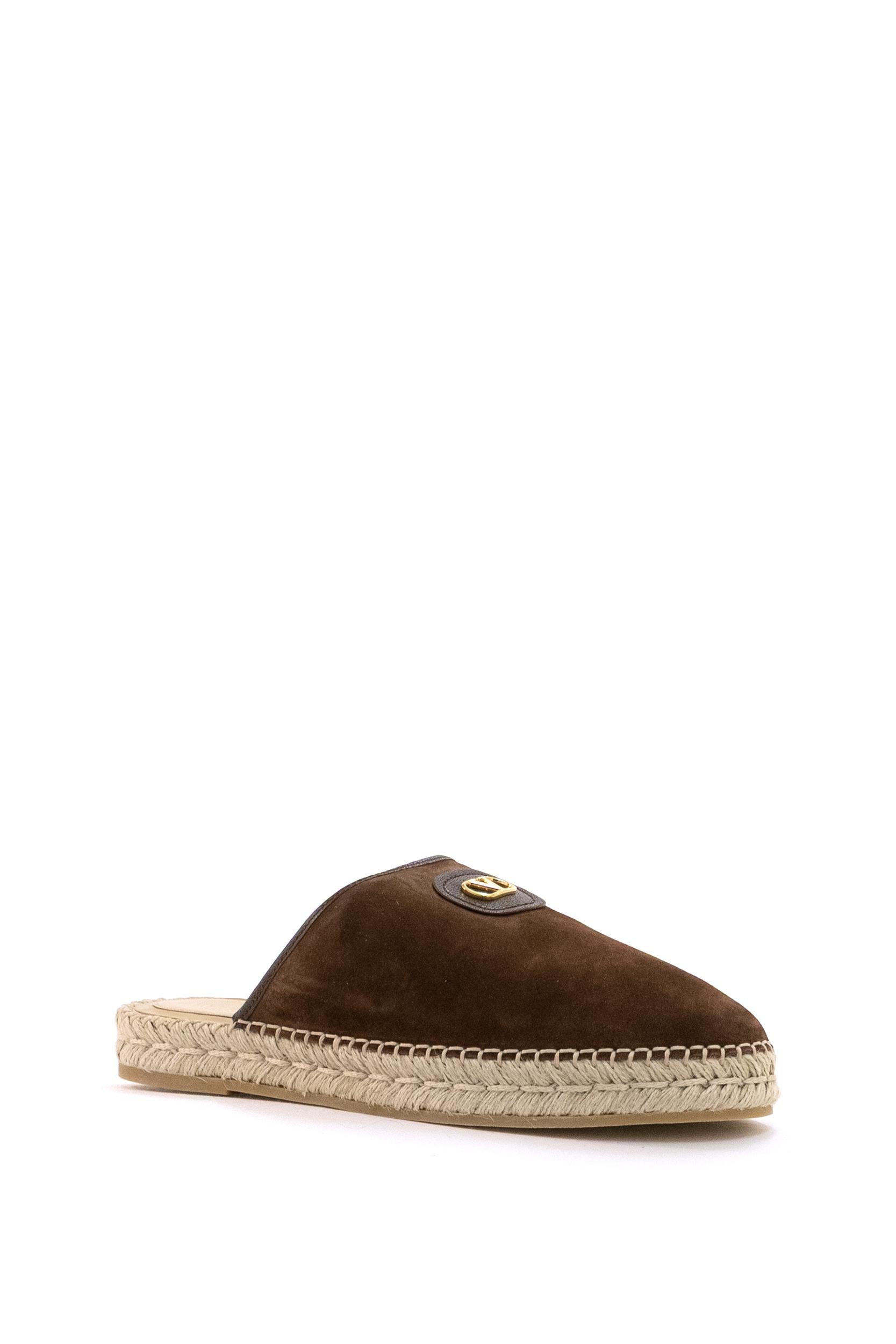 Mules in Pelle Scamosciata<BR/> 8Y2S0M69CKQ 7N9 VALENTINO GARAVANI 