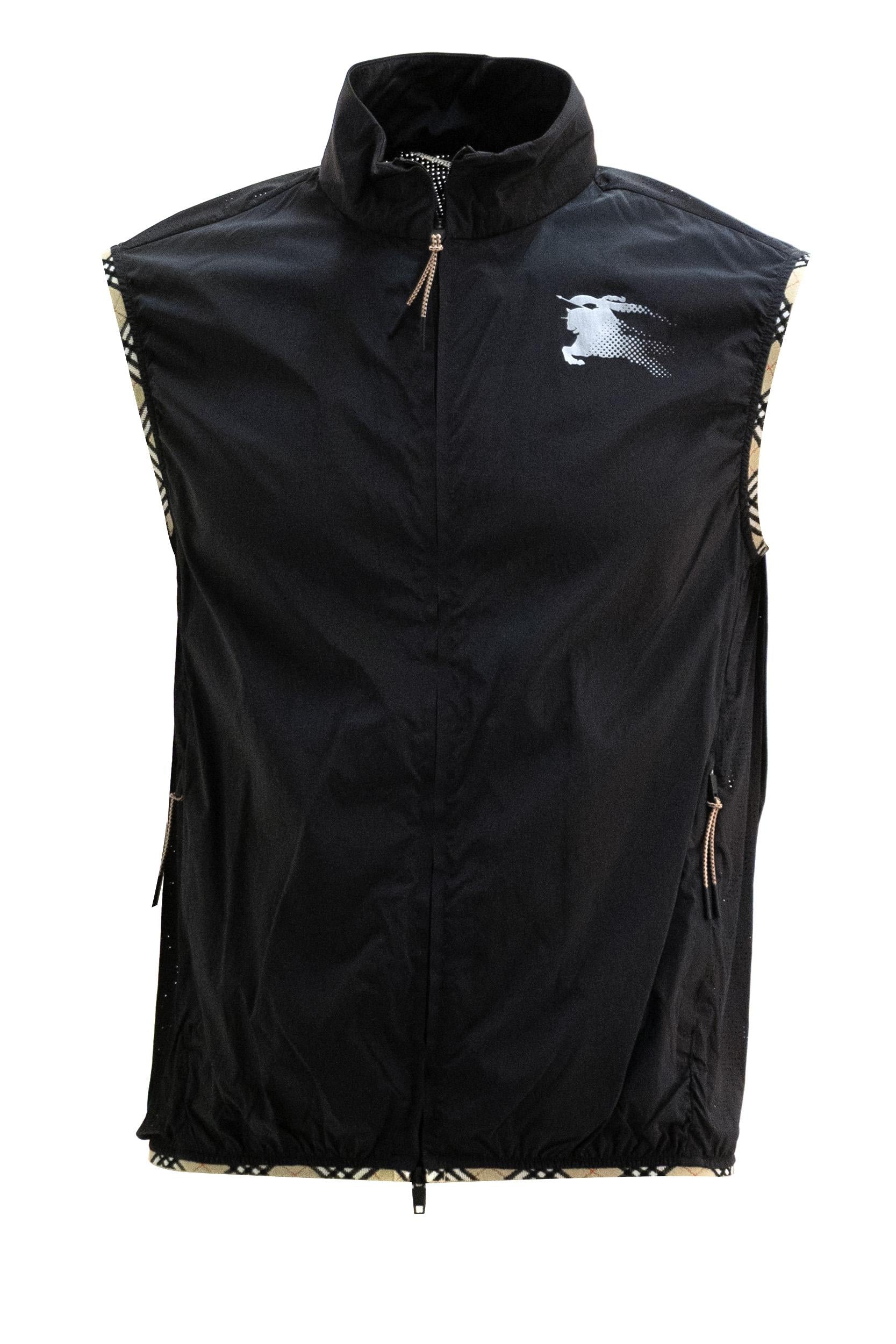 Gilet in Nylon<BR/> 8117079 BLACK BURBERRY 