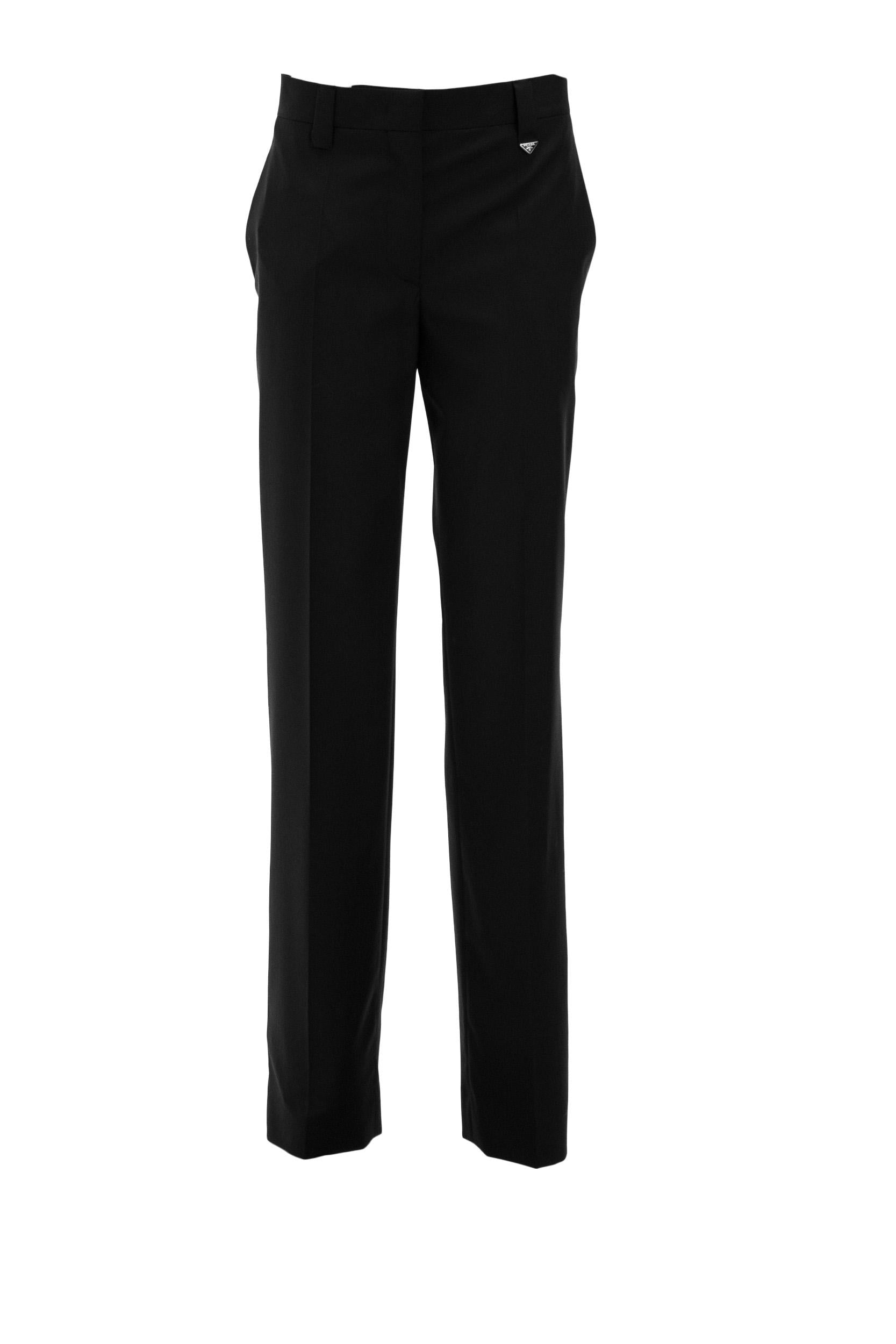 Prada P251G S2221XMYF0002 Pantaloni Dritti<BR/> P251G S 222 1XMY F0002 PRADA 