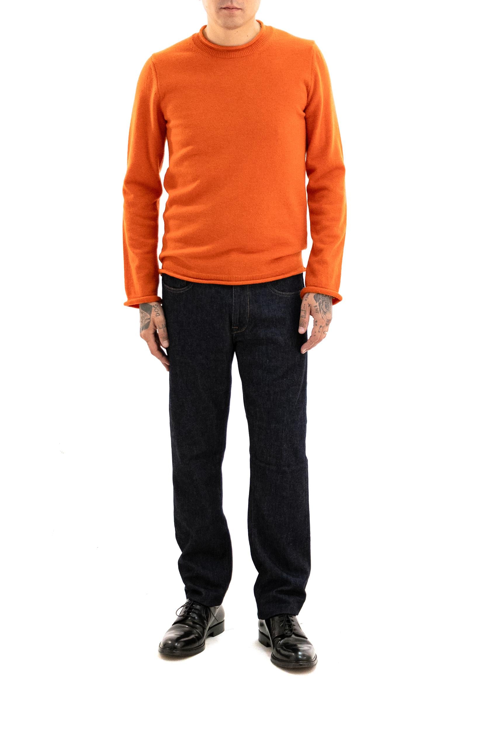 Pullover in Lana Arancio<BR/> FP-N007 5 CDG SHIRT 