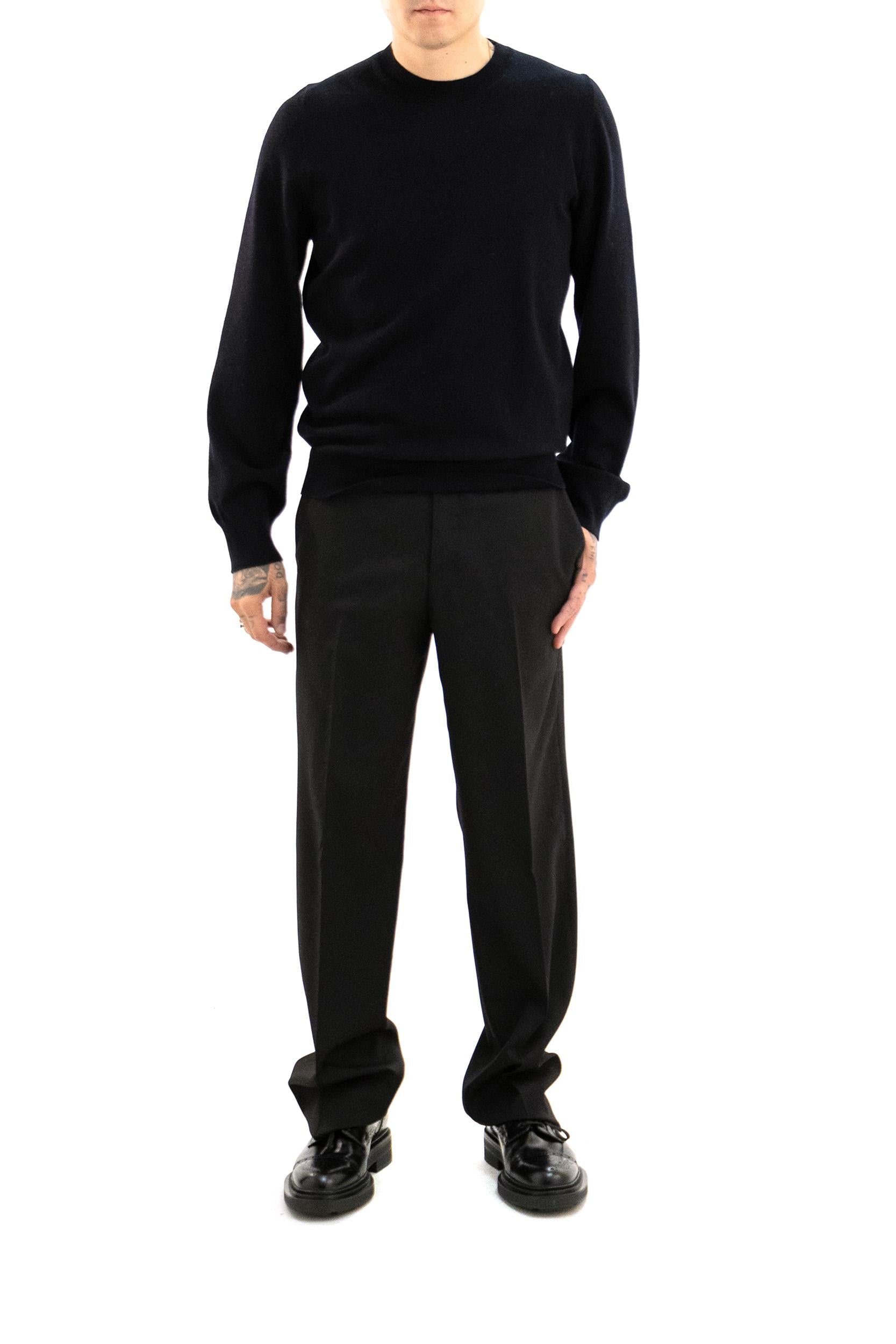 Pullover in Lana Nero<BR/> FZ-N108 1 CDG SHIRT 
