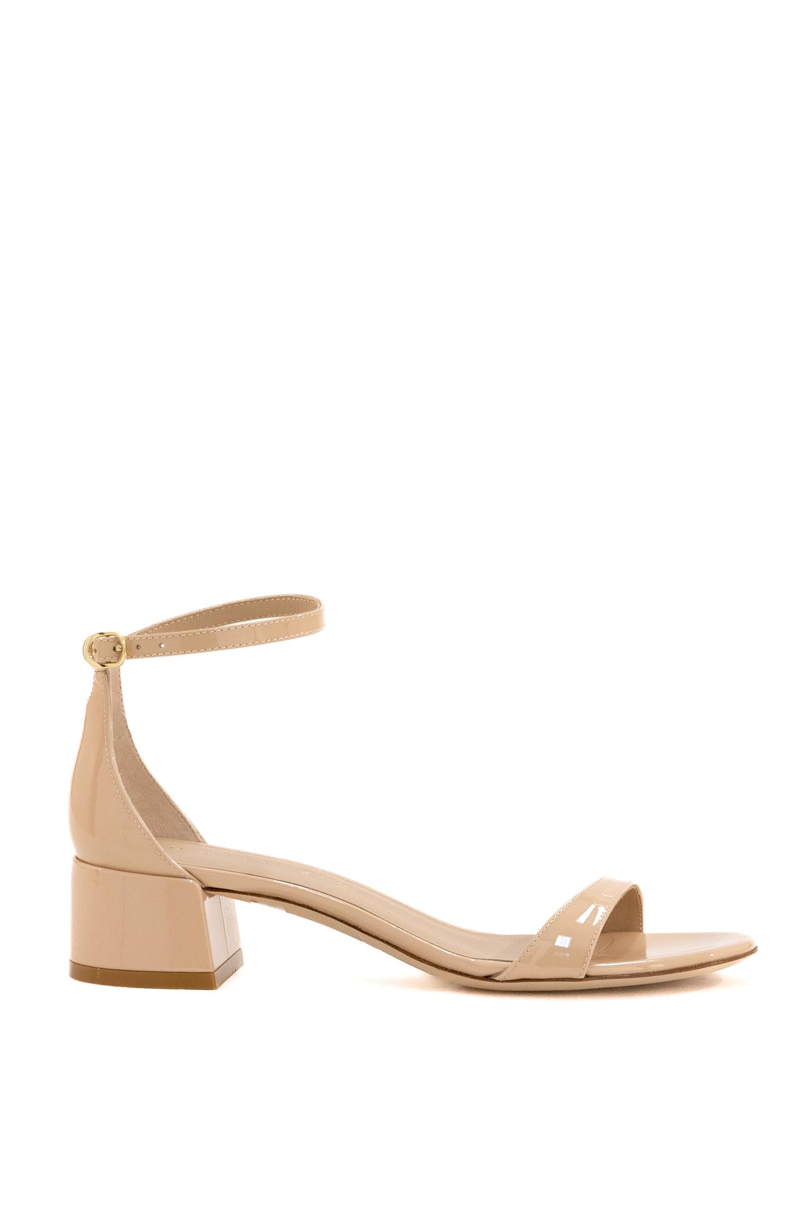 STUART WEITZMAN NUDIST BLOCKBARELY BEIGE