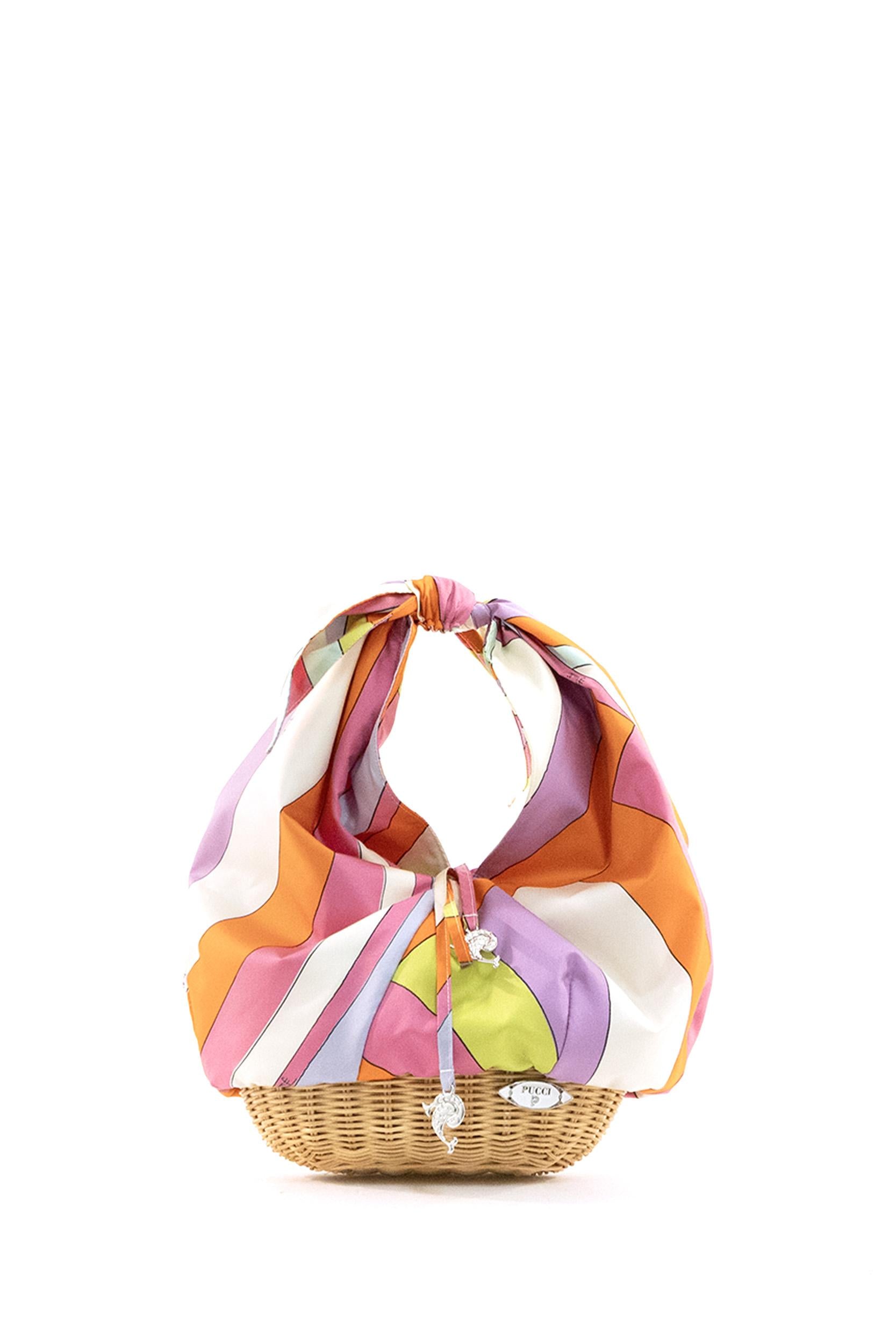 Borsa Pucci Picnic in seta con stampa multicolore<BR/> 6HBC30 6H751 011 EMILIO PUCCI 