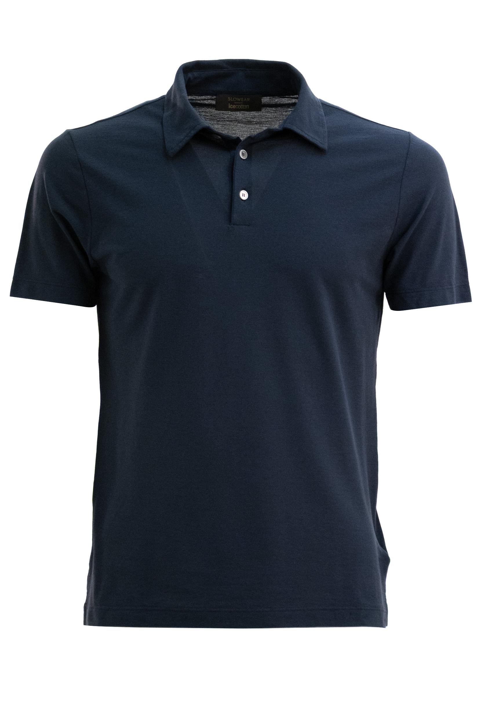 Polo in Crêpe di Cotone<BR/><BR/> 815159 ZG380 Z0178 ZANONE 