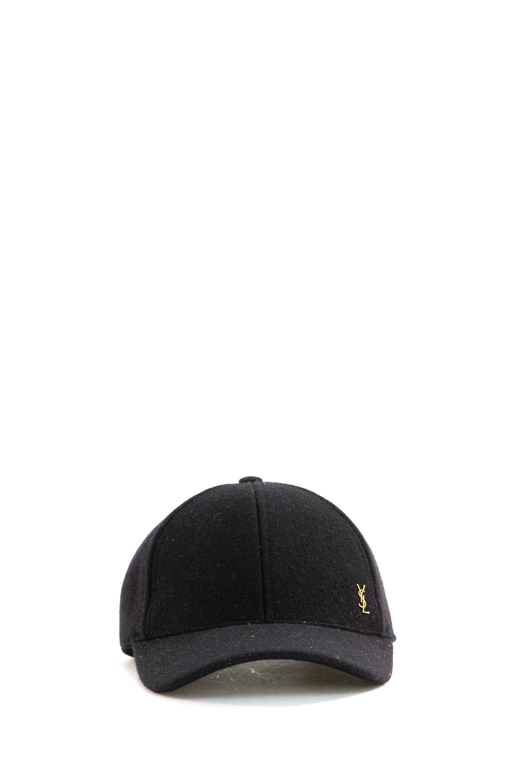 Saint Laurent Berretto da baseball 706537 3YS16 1000 SAINT LAURENT 