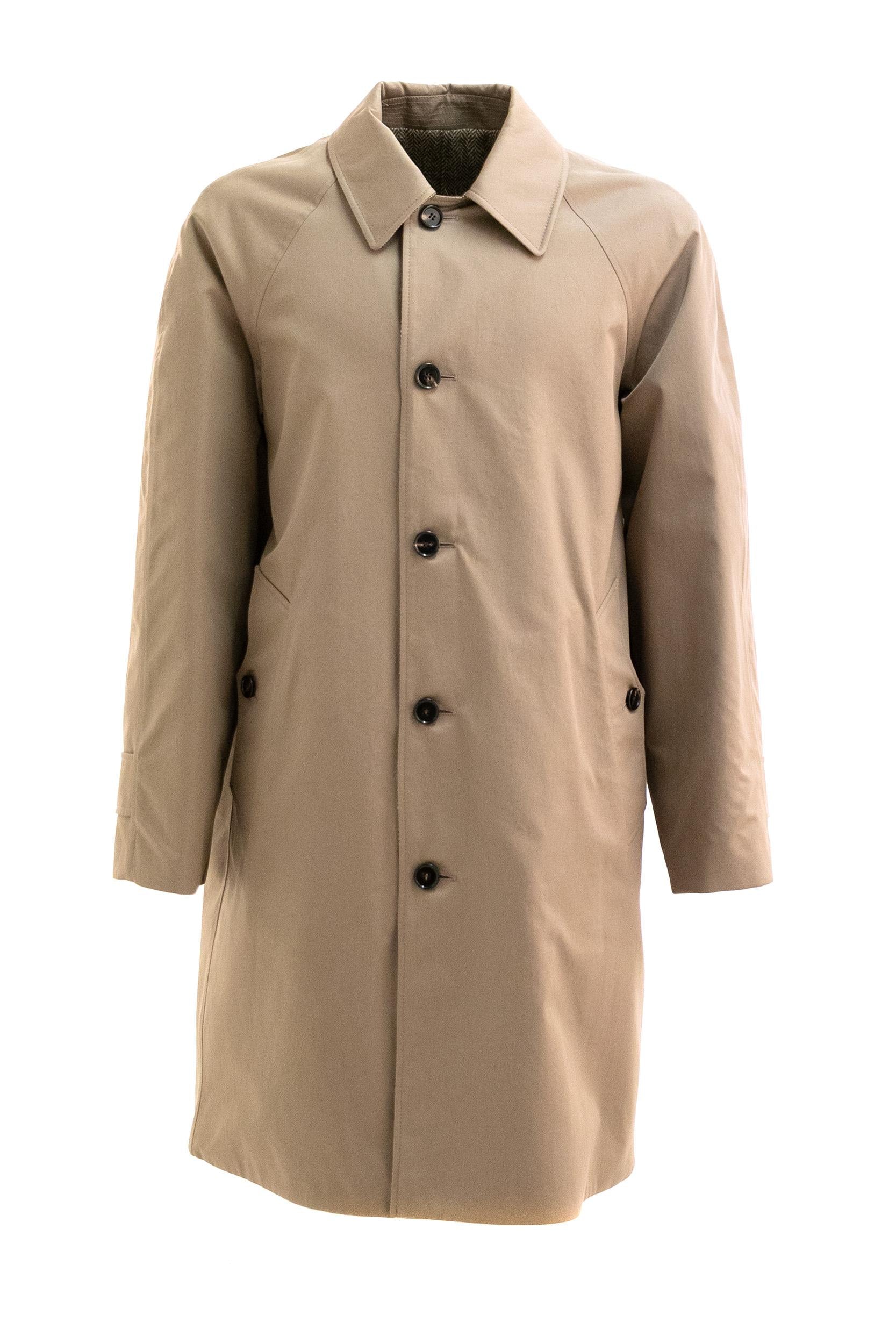 Car coat Dual Burberry reversibile color marrone<BR/> 8117693 CLAY BROWN BURBERRY 