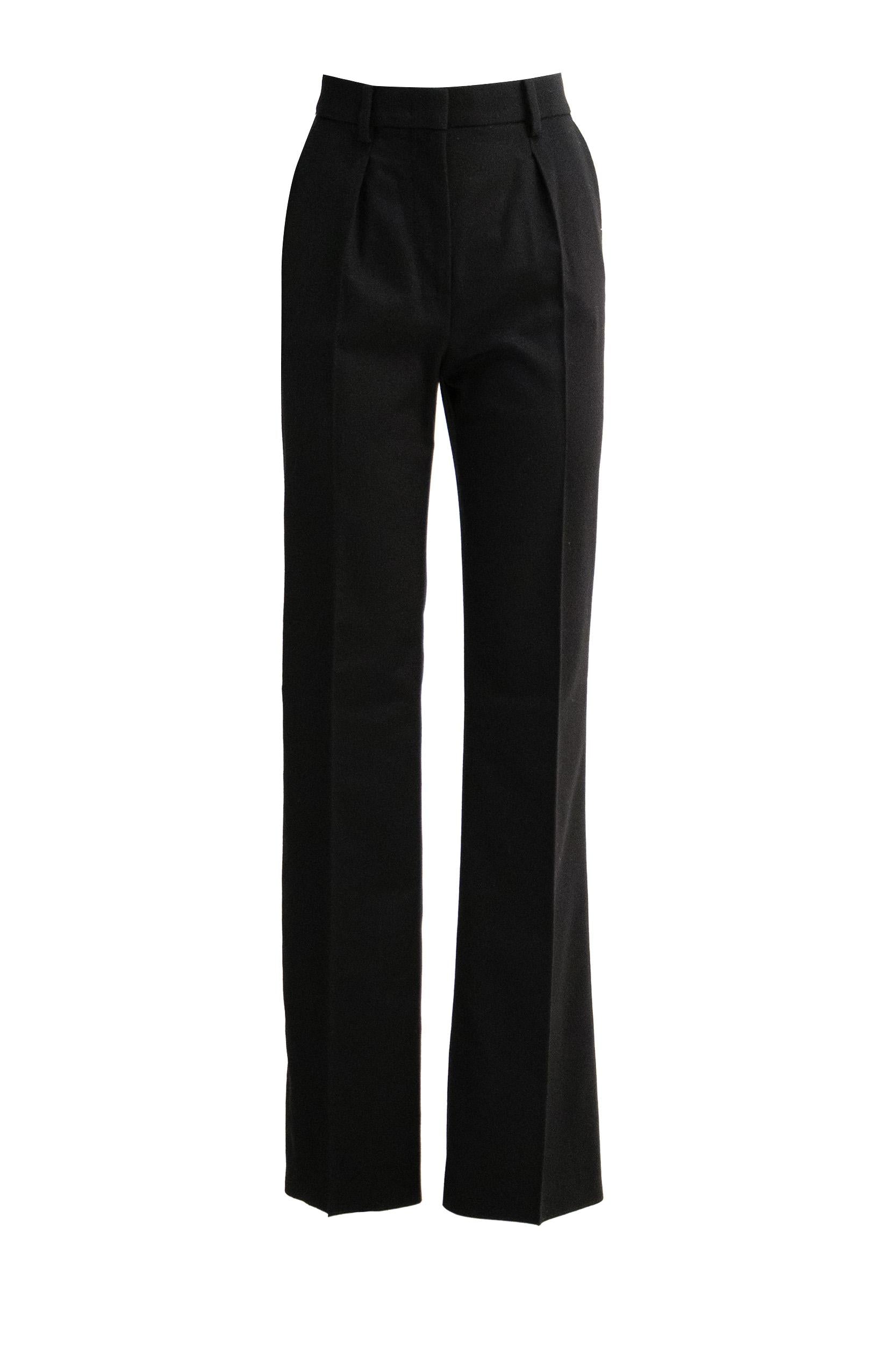 Pantaloni Carbone in cammello color nero<BR/> CARBONE 006 MAX MARA 