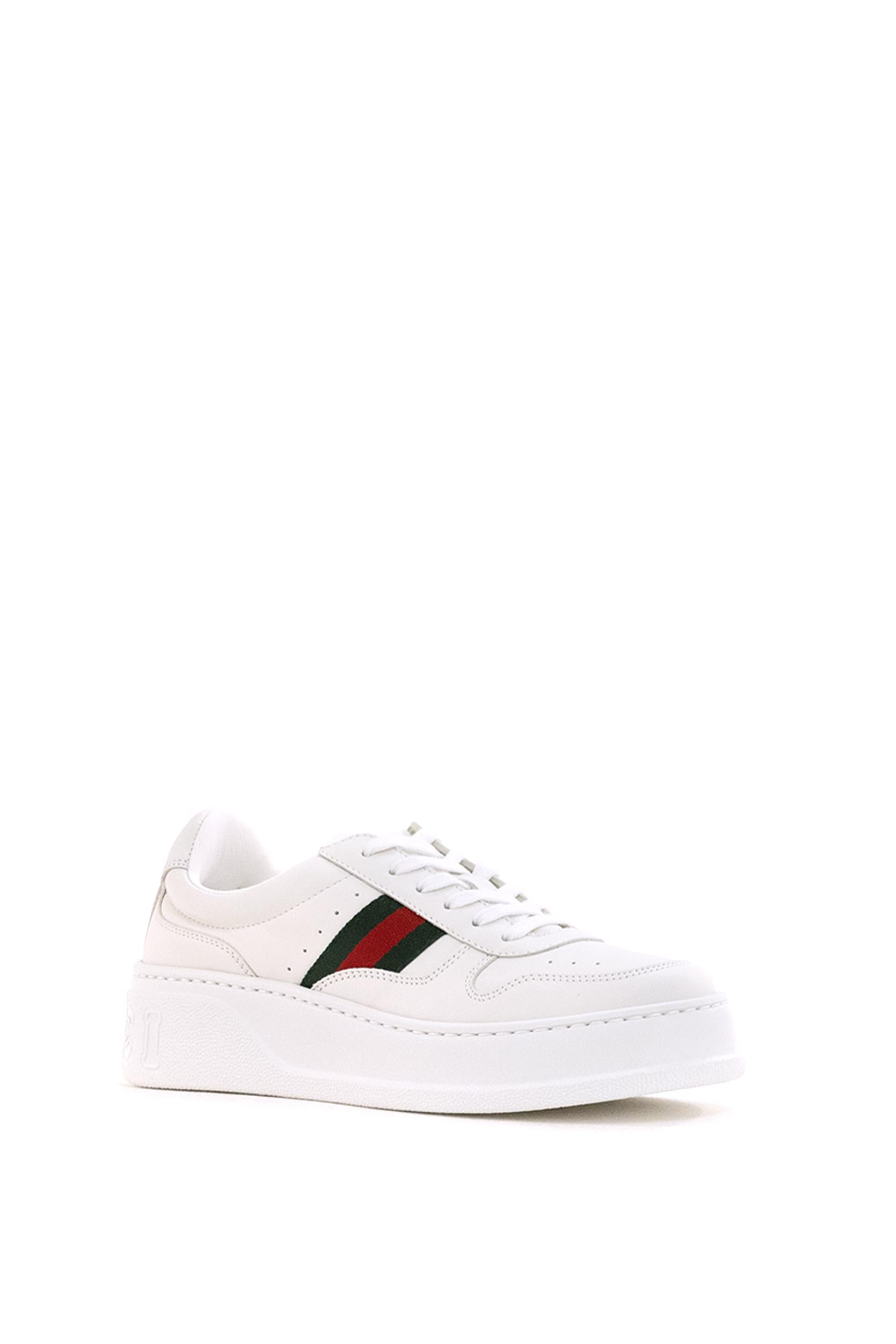 Sneakers in pelle di colore bianco<BR/> 848307 UPG40 9064 GUCCI 