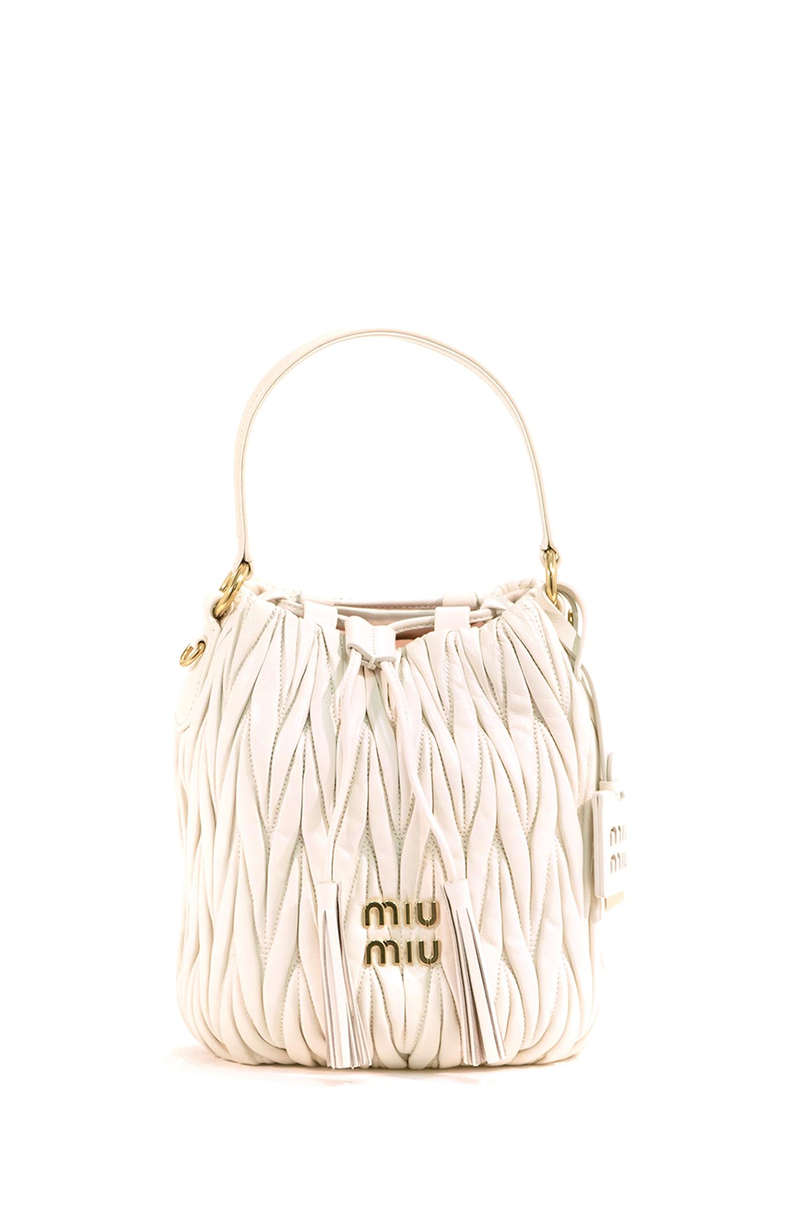 Borsa a secchiello<BR/> 5BE084 N88 F0009 MIU MIU 