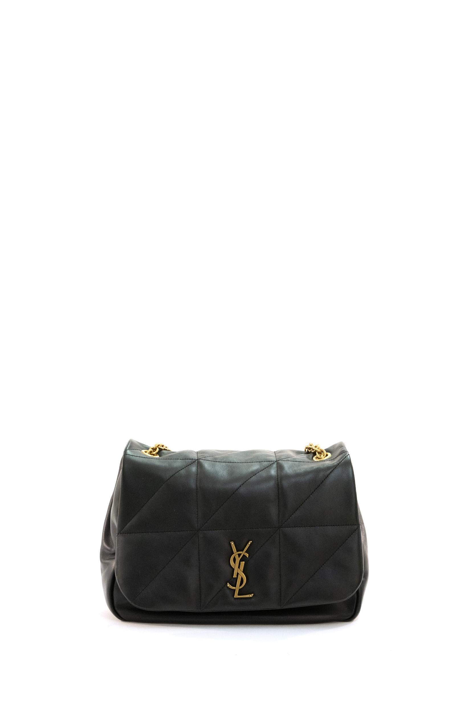 Borsa Jamie 4.3 a spalla in nappa di colore nero 809696 AAB32 1000 SAINT LAURENT 