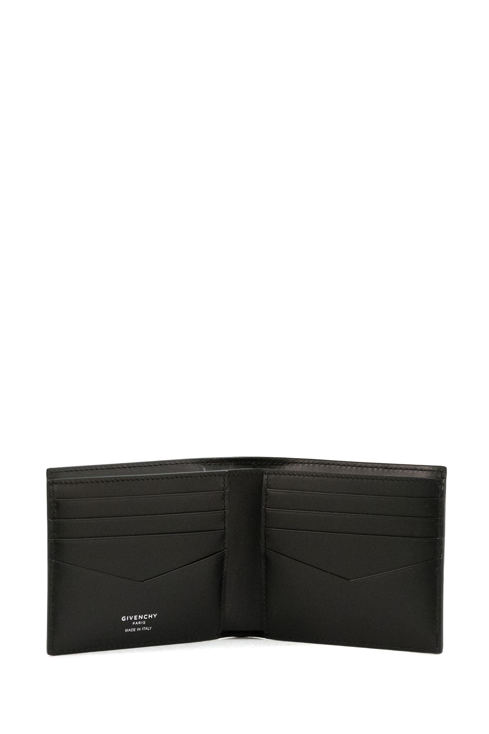 Portafoglio Antigona Stamped in pelle di colore nero<BR/> BK60FZK21L 001 GIVENCHY 