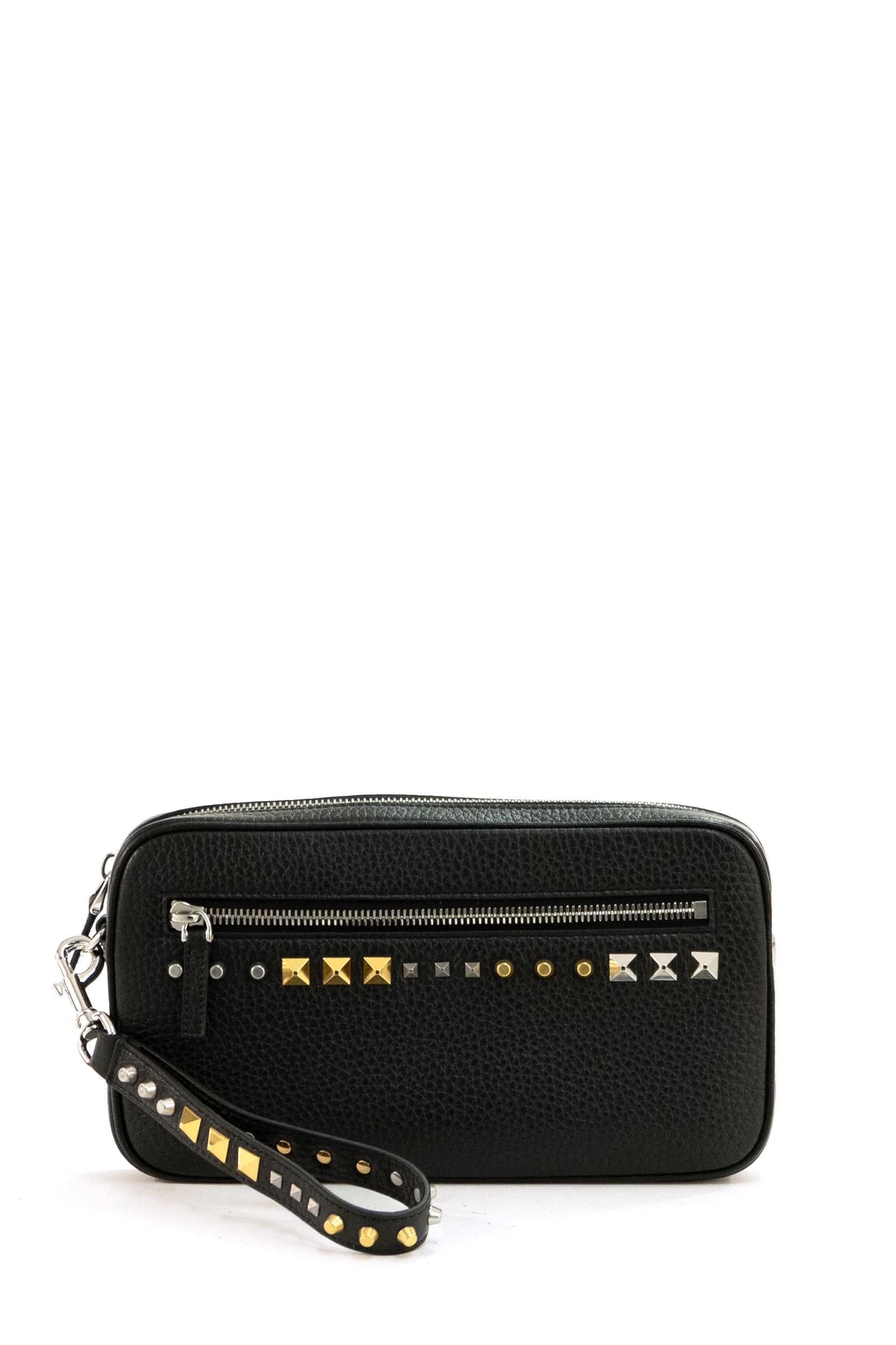 Puoch Rockstud in Pelle<BR/> 8Y2P0AX0VTJ 0NO VALENTINO GARAVANI 
