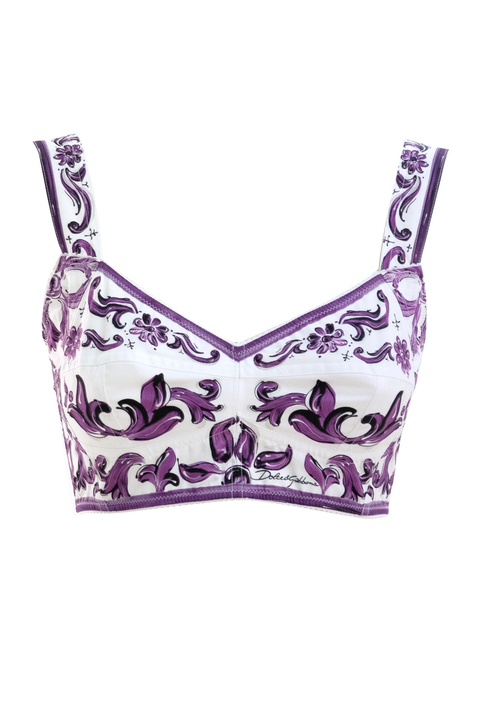 Top Bustier<BR/> F7Y28T FI5LT H35DQ DOLCE & GABBANA 