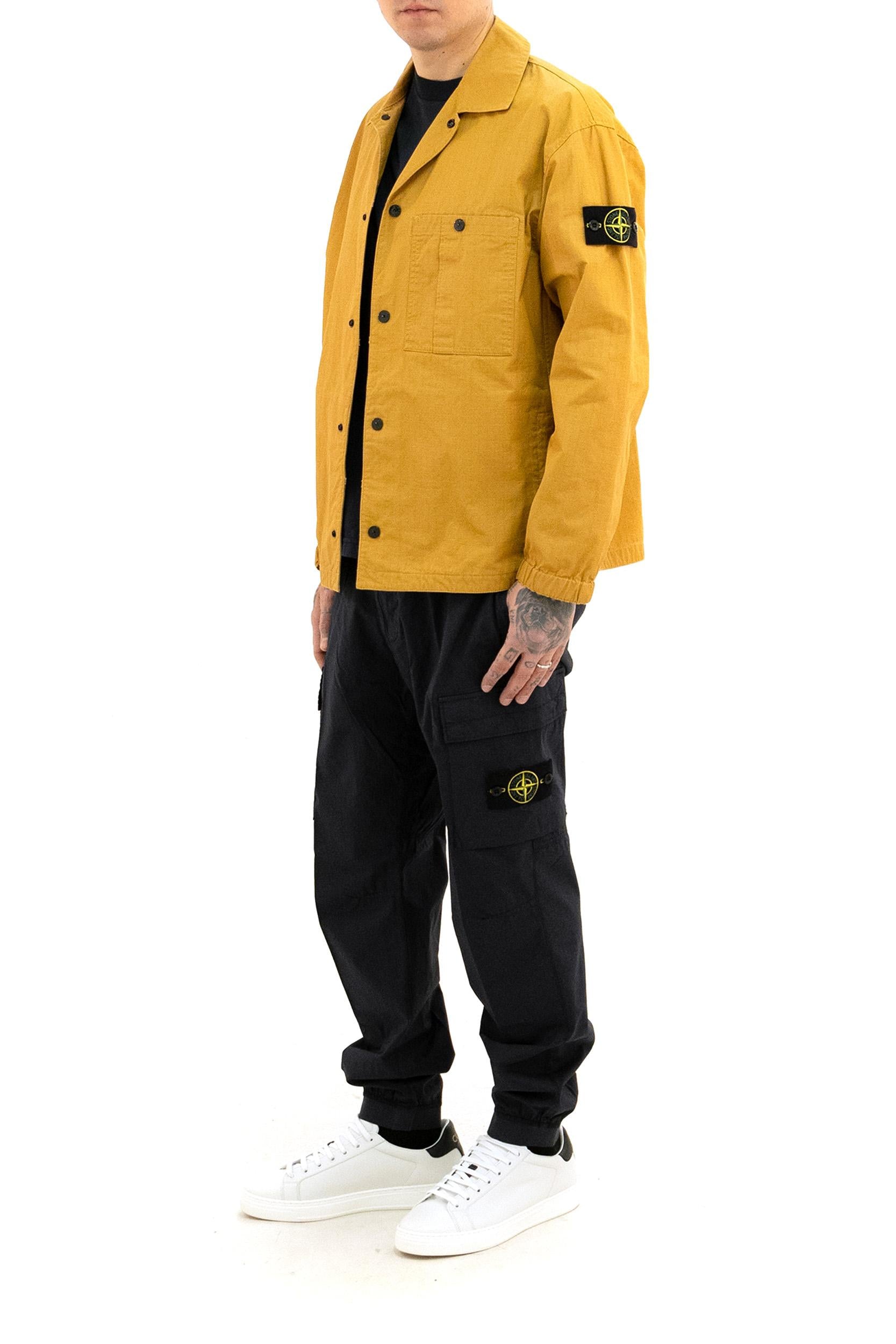 Overshirt in Ripstop di Cotone<BR/> L1S151200018 S0299 V0034 STONE ISLAND 
