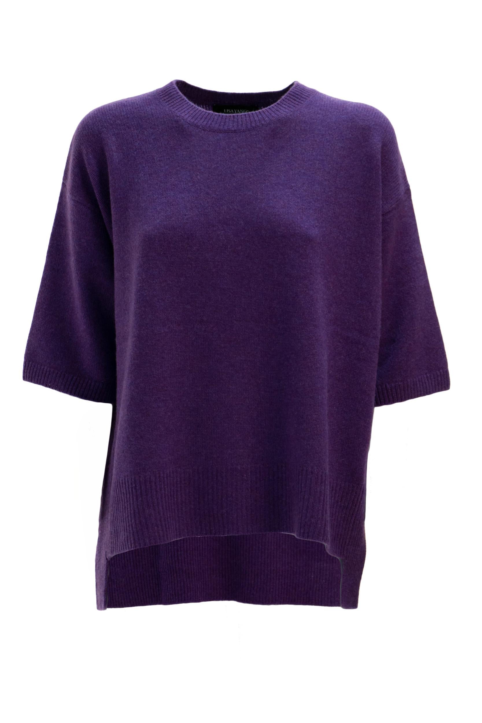 LISA YANG  Maglione The Mila<BR/> 202121 VIOLET LISA YANG 
