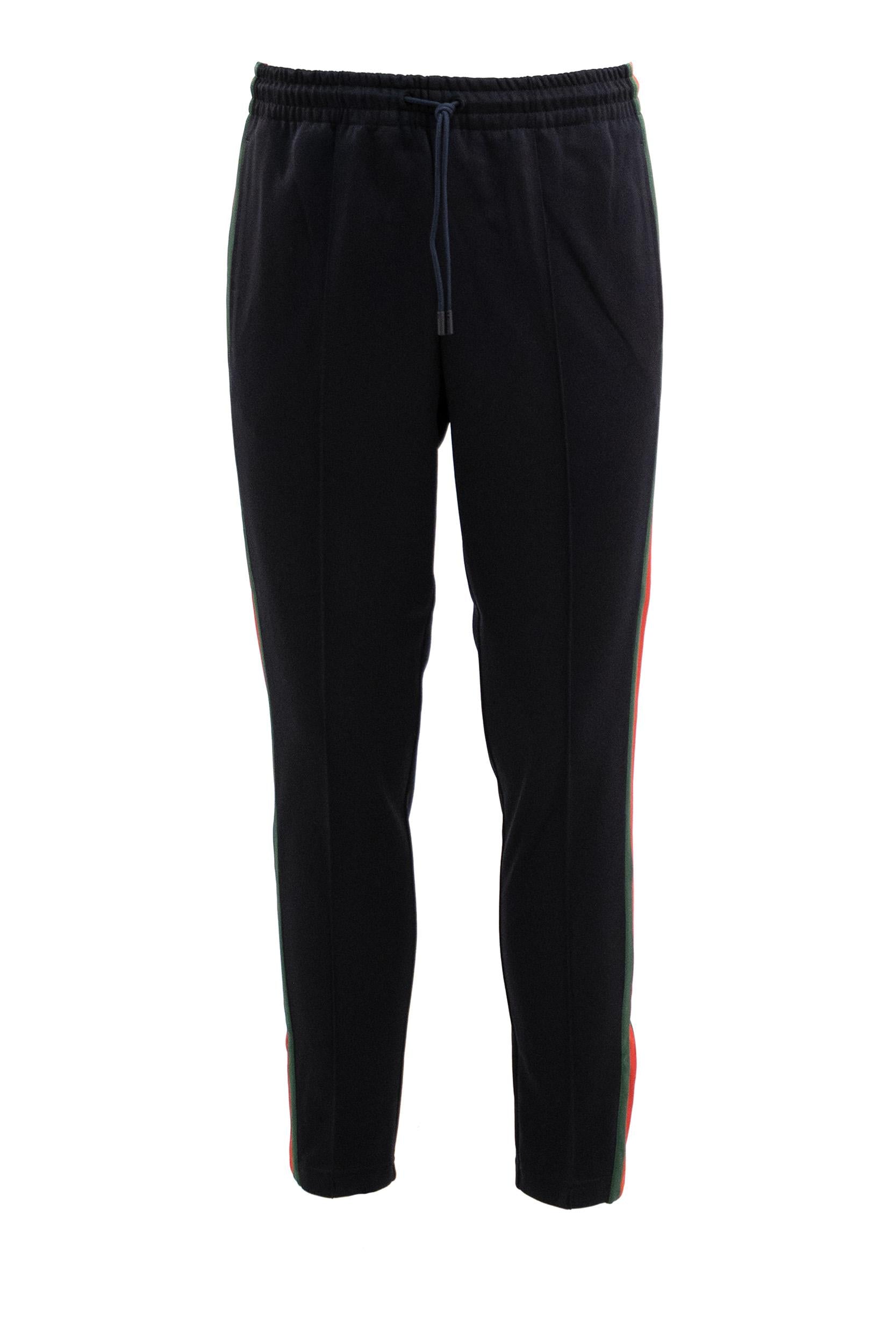 Gucci pantalone sportivo in jersey tecnico con Web 854680 XJHOO 4330 GUCCI 