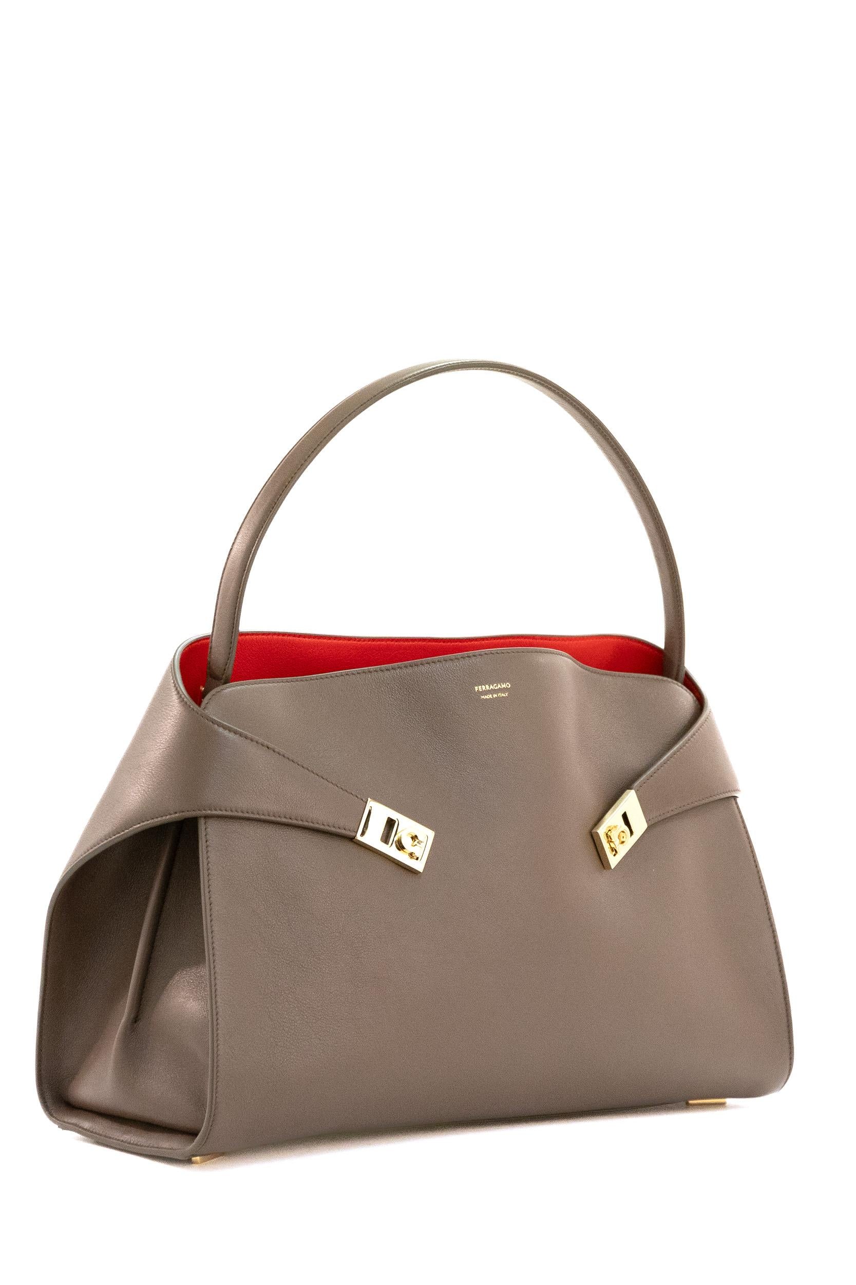 FERRAGAMO 219939 0780516CLAY/F.RED