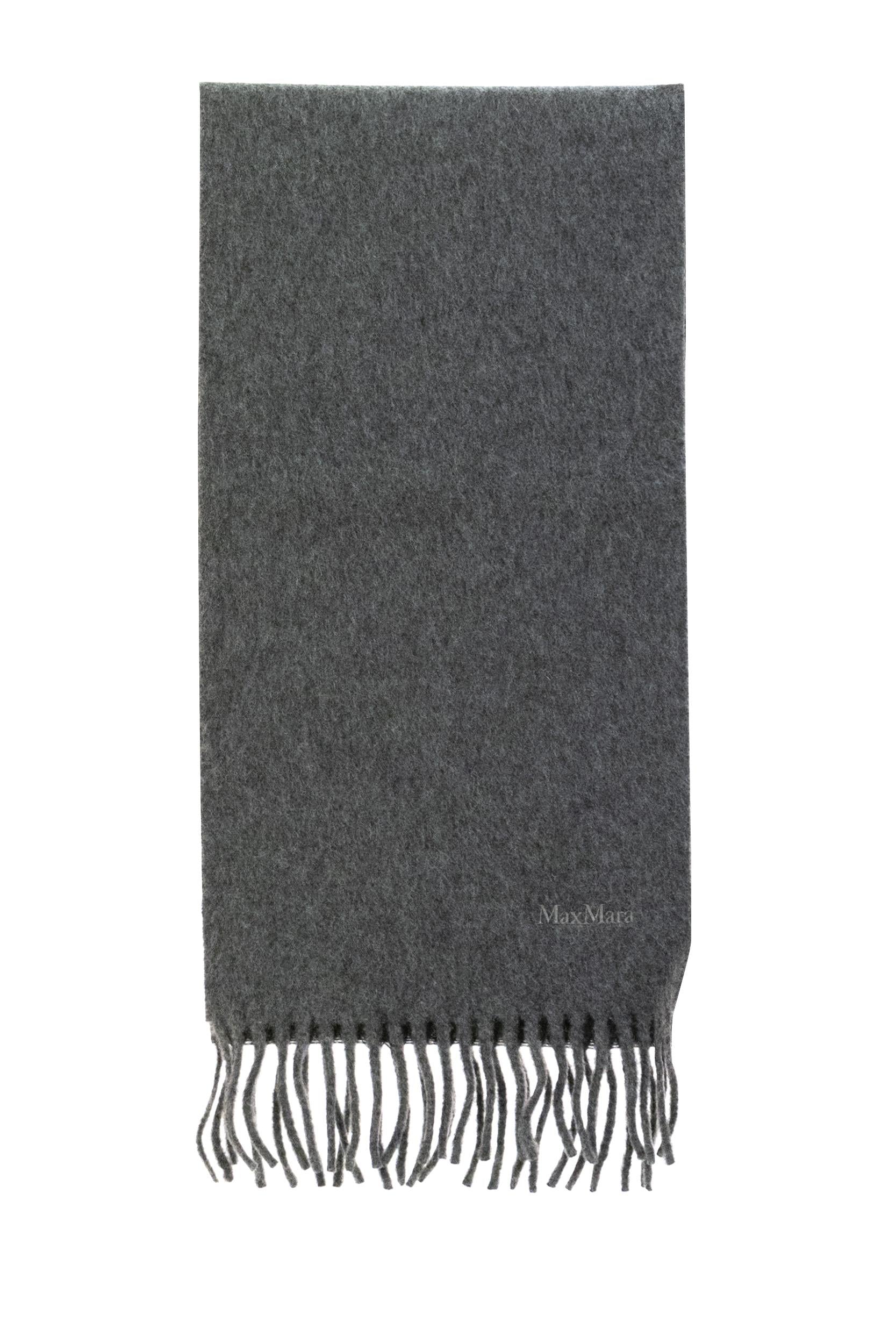 Sciarpa Scilli in lana color grigio scuro<BR/><BR/> SCILLI 006 MAX MARA 