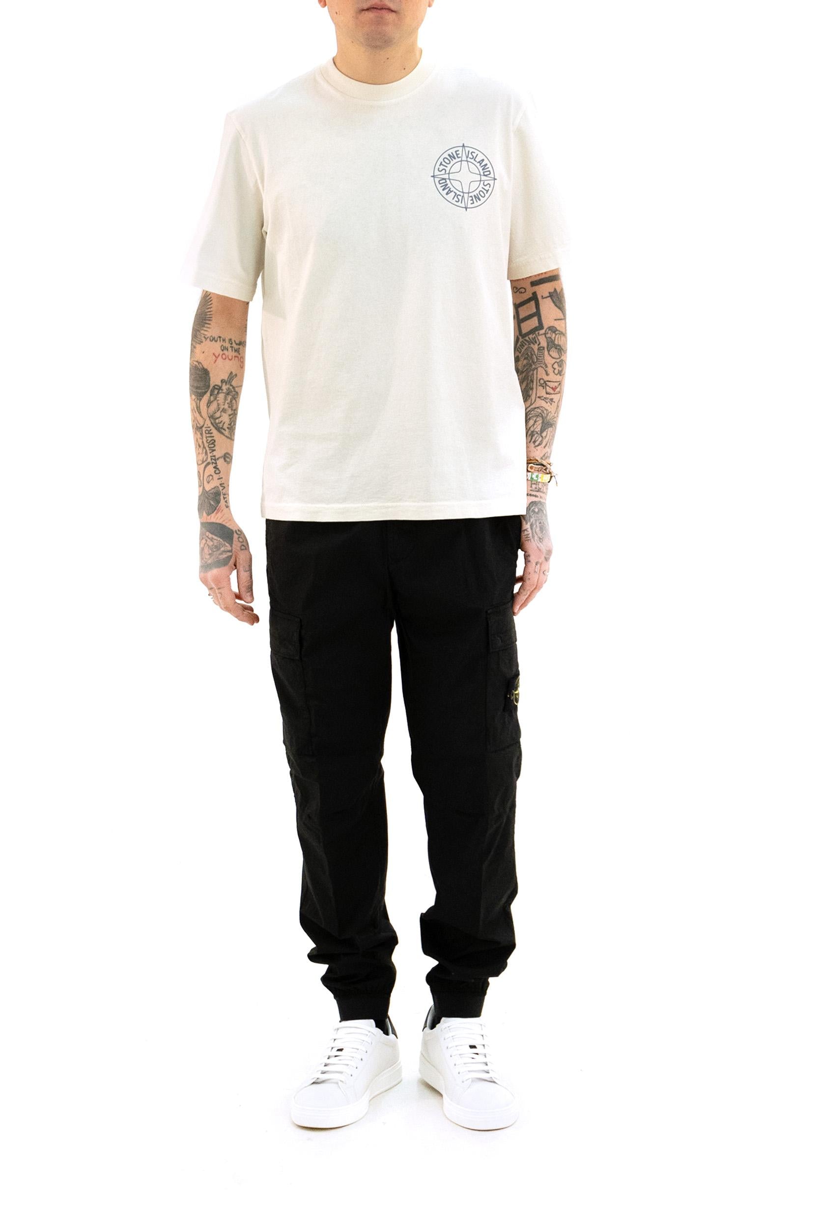 T-shirt in Jersey di Cotone<BR/> L1S152100001 S0284 V0093 STONE ISLAND 