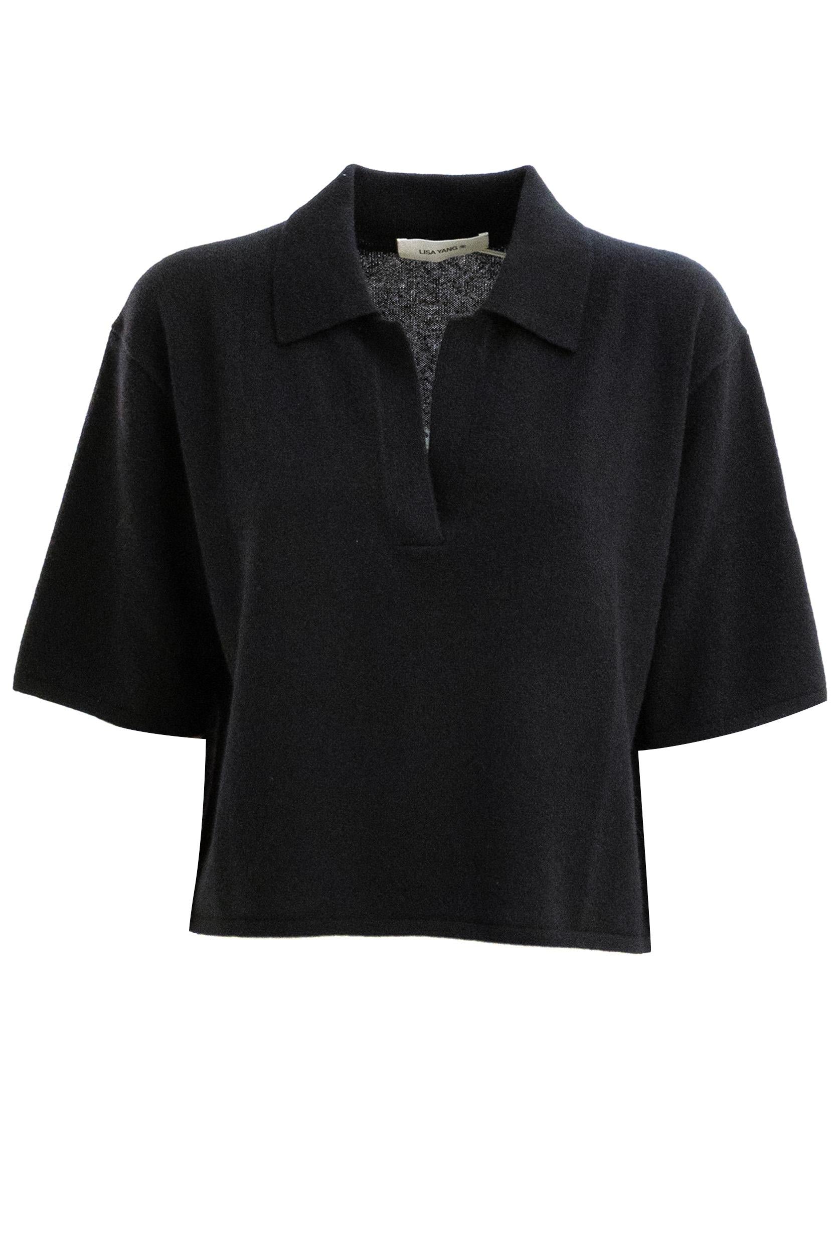 Polo The Neela Cashmere Nero<BR/> 2025103 BLACK LISA YANG 