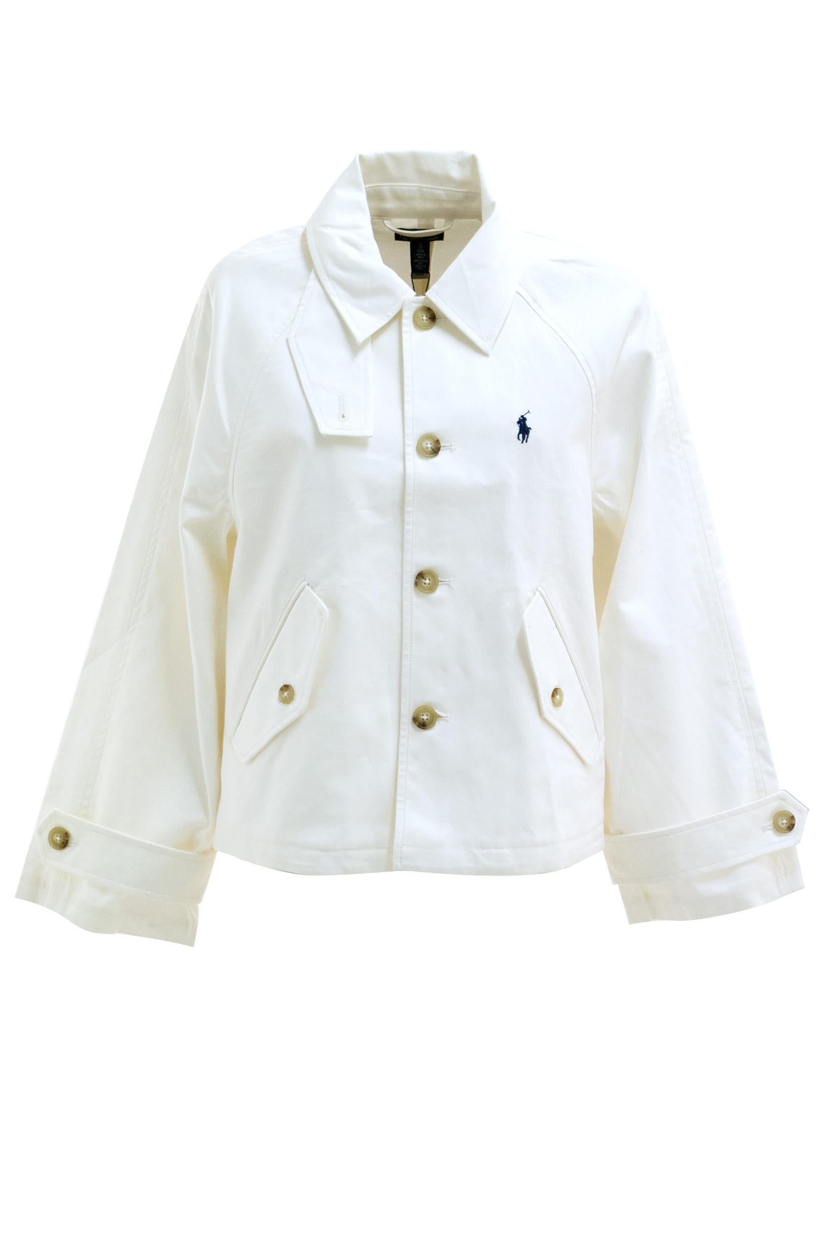 Giacca in Twill di Cotone colore crema<BR/> 211A93141002 CREAM POLO RALPH LAUREN 