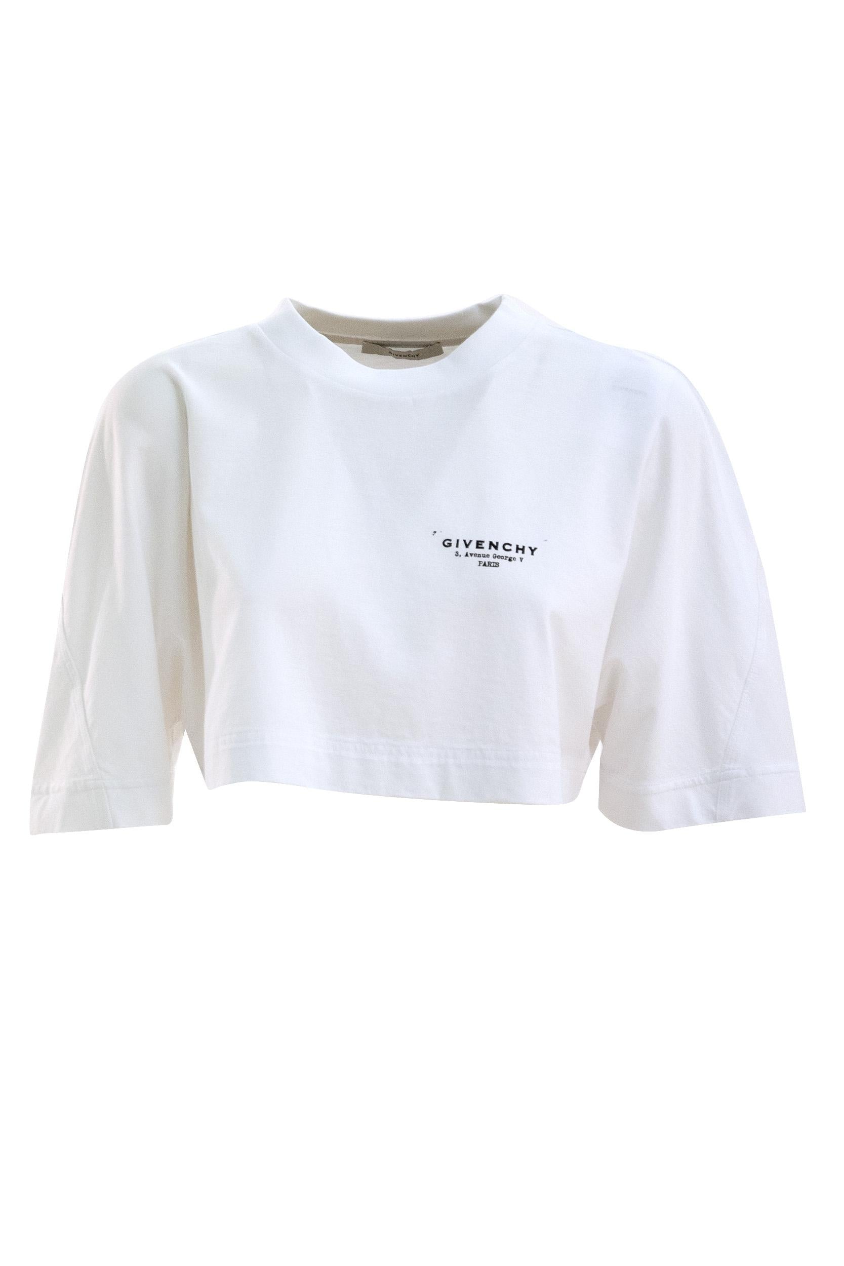 T-shirt<BR/> BW70FKP75N 100 GIVENCHY 