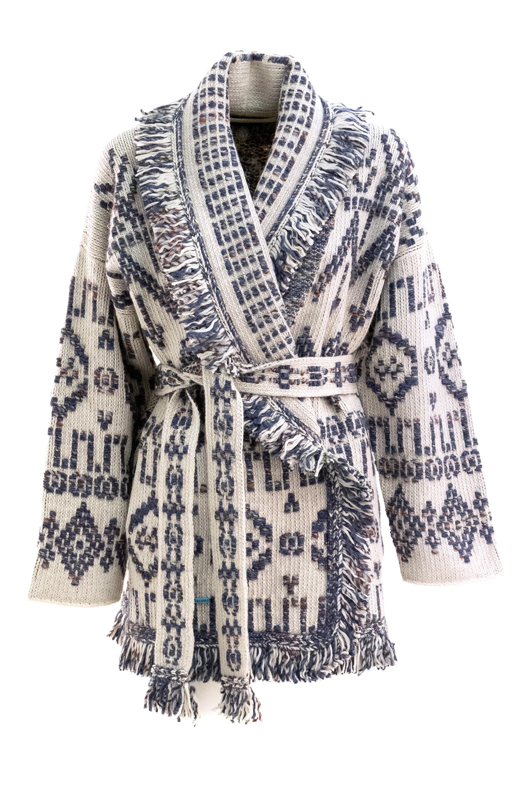 Cardigan Grunge Beat<BR/> LWHB064E25KNI005 0F44 ALANUI 