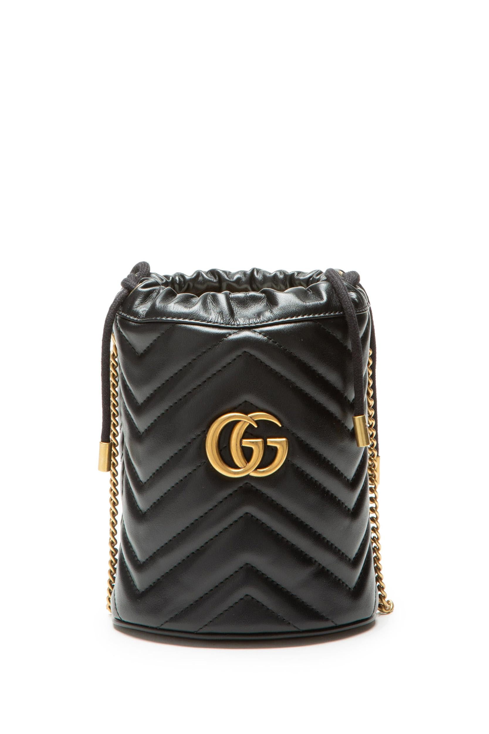 Mini Borsa a Secchiello GG Marmont 575163 DTDRT 1000 GUCCI 