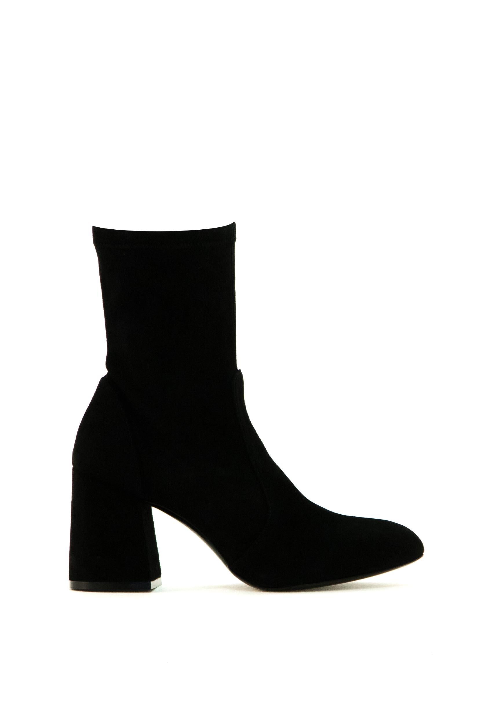 Stivaletti Flareblock<BR/> FLAREBLOCK 85 STR BT BLACK STUART WEITZMAN 
